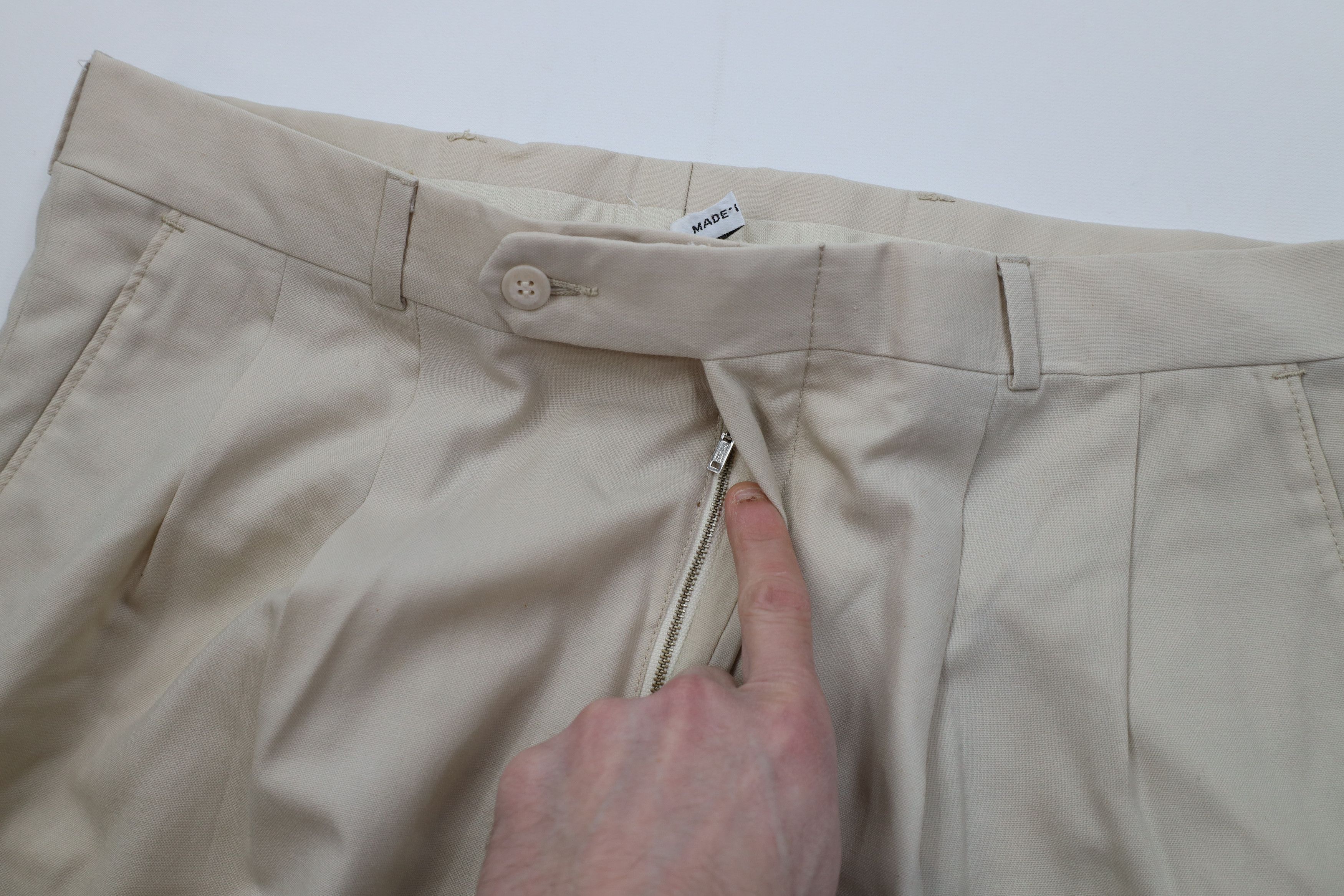 Vintage Vintage 70s Streetwear Wide Leg Chino Pants Trousers USA Size US 34 / EU 50 - 8 Thumbnail