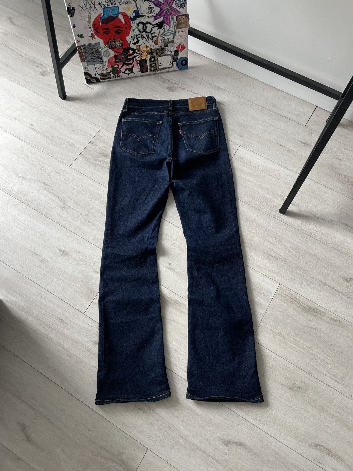 Levi's Vintage 00’s Levi’s 725 Bootcut Denim Blue Jeans Size 24" / US 00 / IT 34 - 3 Thumbnail