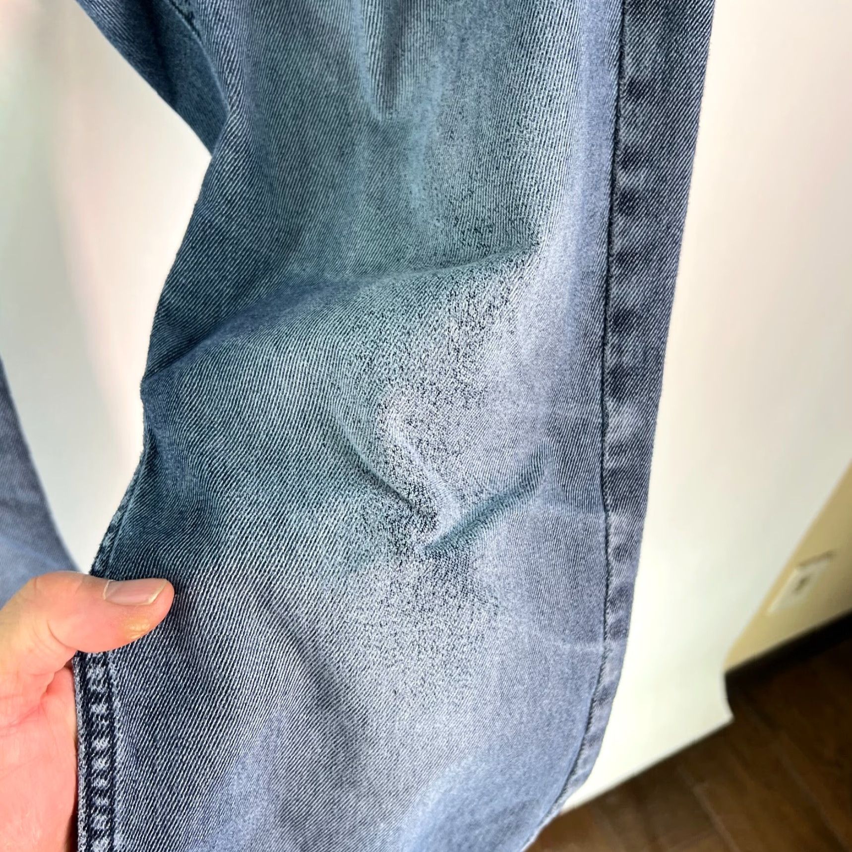 Denime Marc Allison Womens Mid Rise Slim Straight Fit Blue Denim Jeans Size 36X32 Size 25" / US 0 / IT 36 - 7 Thumbnail