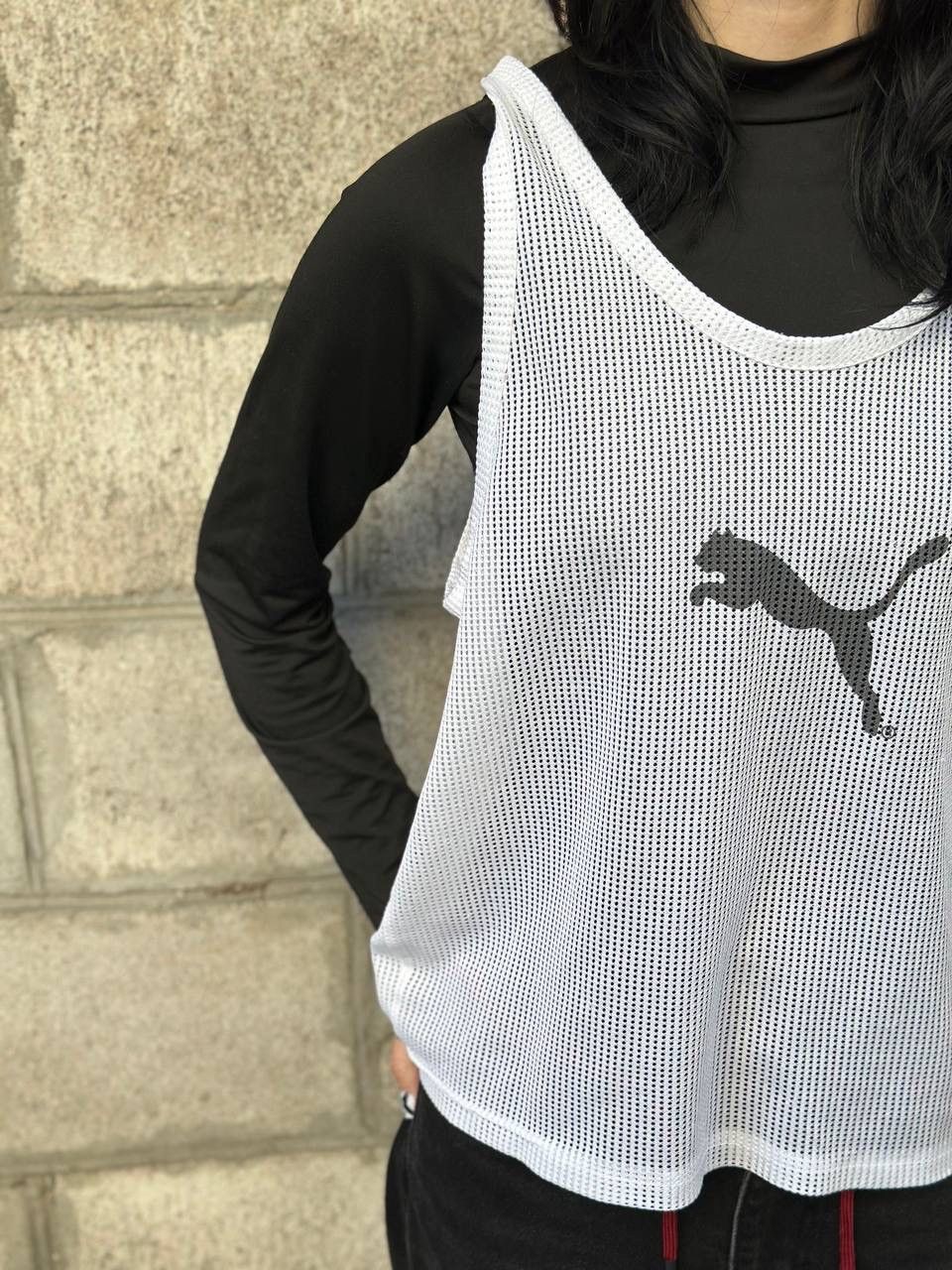 Puma VTG Puma Tank Top Sleeves Avantgarde Y2K Size S 00s USA Hype Size US S / EU 44-46 / 1 - 6 Thumbnail