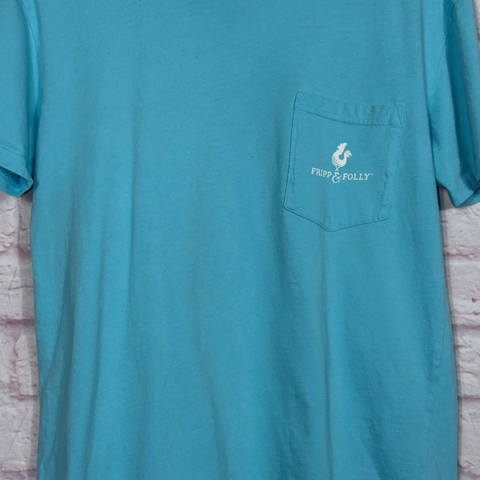 Other Fripp & Folly Blue Graphic T-Shirt - Size M Size US M / EU 48-50 / 2 - 2 Thumbnail