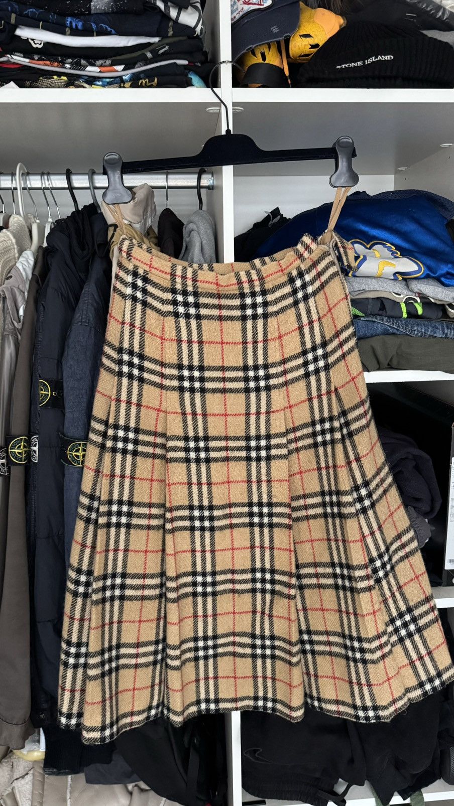 Burberry × Vintage 90s Vintage Burberrys skirt 100% wool Size 25" / US 0 / IT 36 - 1 Thumbnail