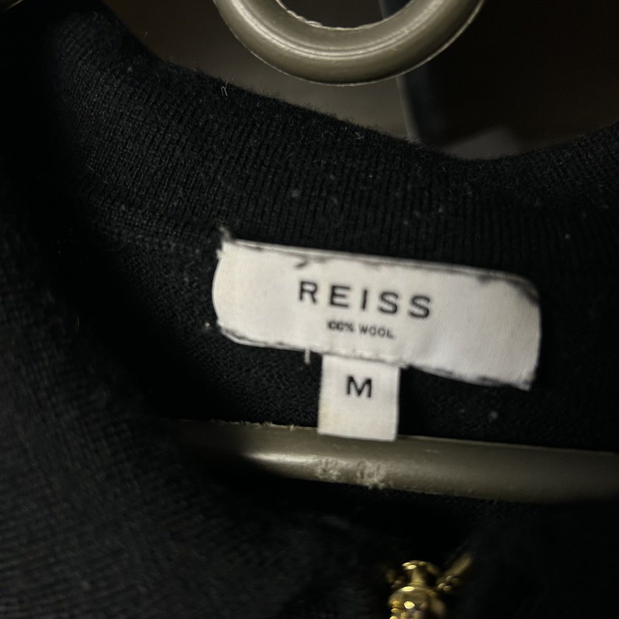 Reiss Luxury Reiss Designer 1/3 zip wool oldmoney polo size M Size US M / EU 48-50 / 2 - 4 Thumbnail