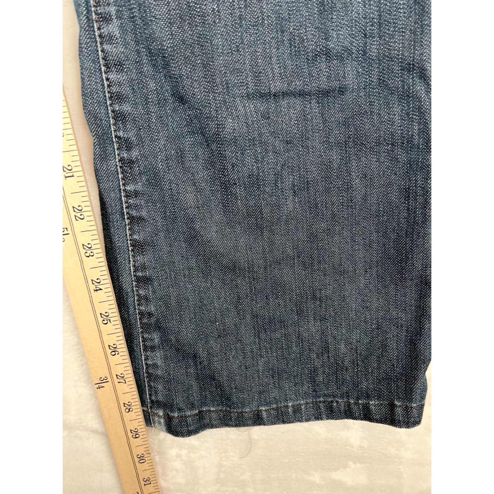 Vintage Joe's Jeans Womens 30 Blue Socialite Bootcut Denim Frayed Hem Casual Stretch Pockets Medium Wash Size 30" / US 8 / IT 44 - 4 Thumbnail