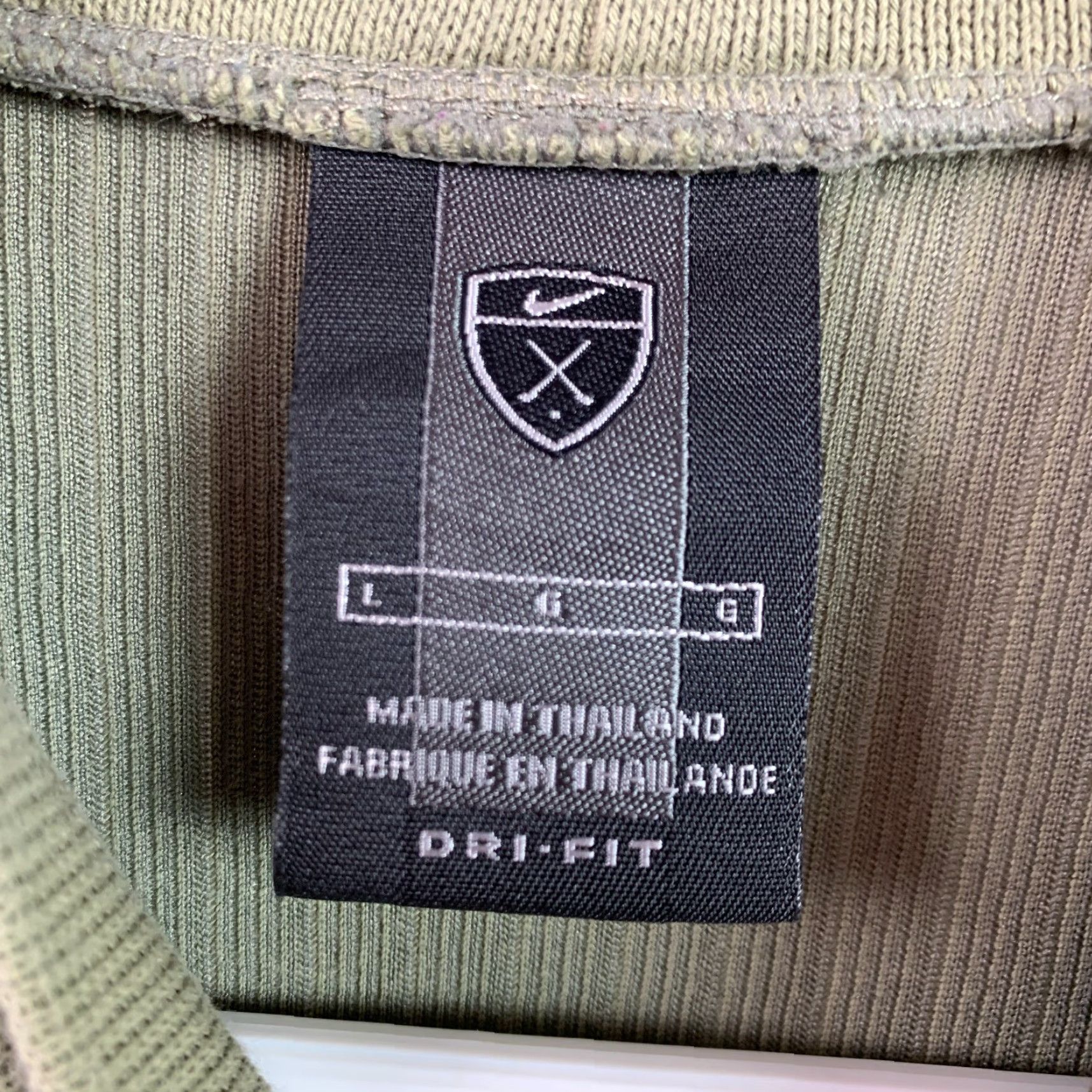 Nike Vintage Nike Golf Dri-Fit Green Mockneck Long Sleeve Shirt L Mens Regular Size Large Size US L / EU 52-54 / 3 - 4 Thumbnail