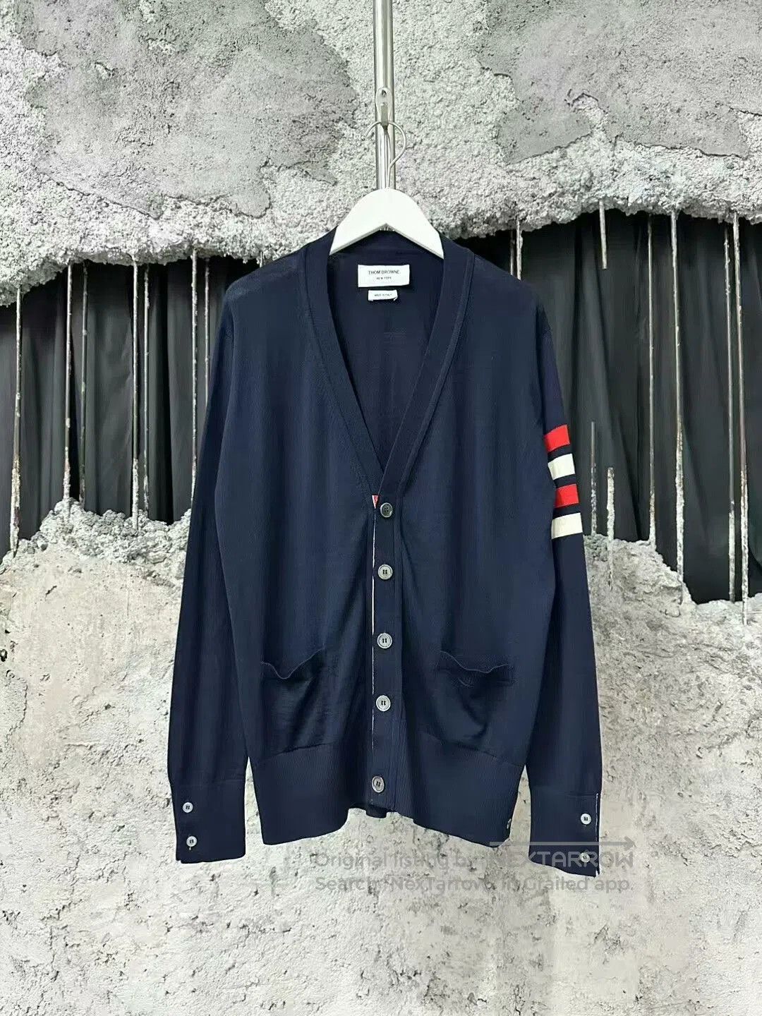 Thom Browne thom browne navy wool cardigan. Size US S / EU 44-46 / 1 - 1 Thumbnail