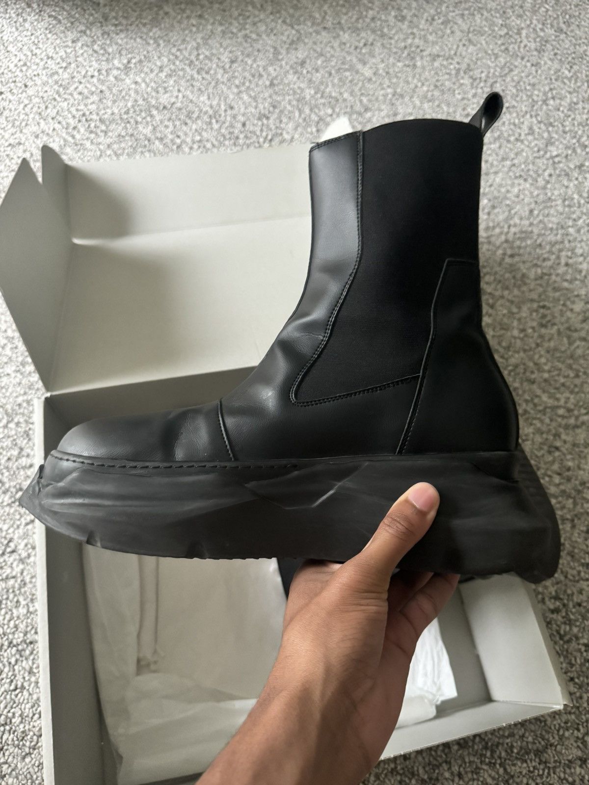 Rick Owens Drkshdw Rick Owen’s Drkshdw Beetle boot Size US 10 / EU 43 - 9 Thumbnail