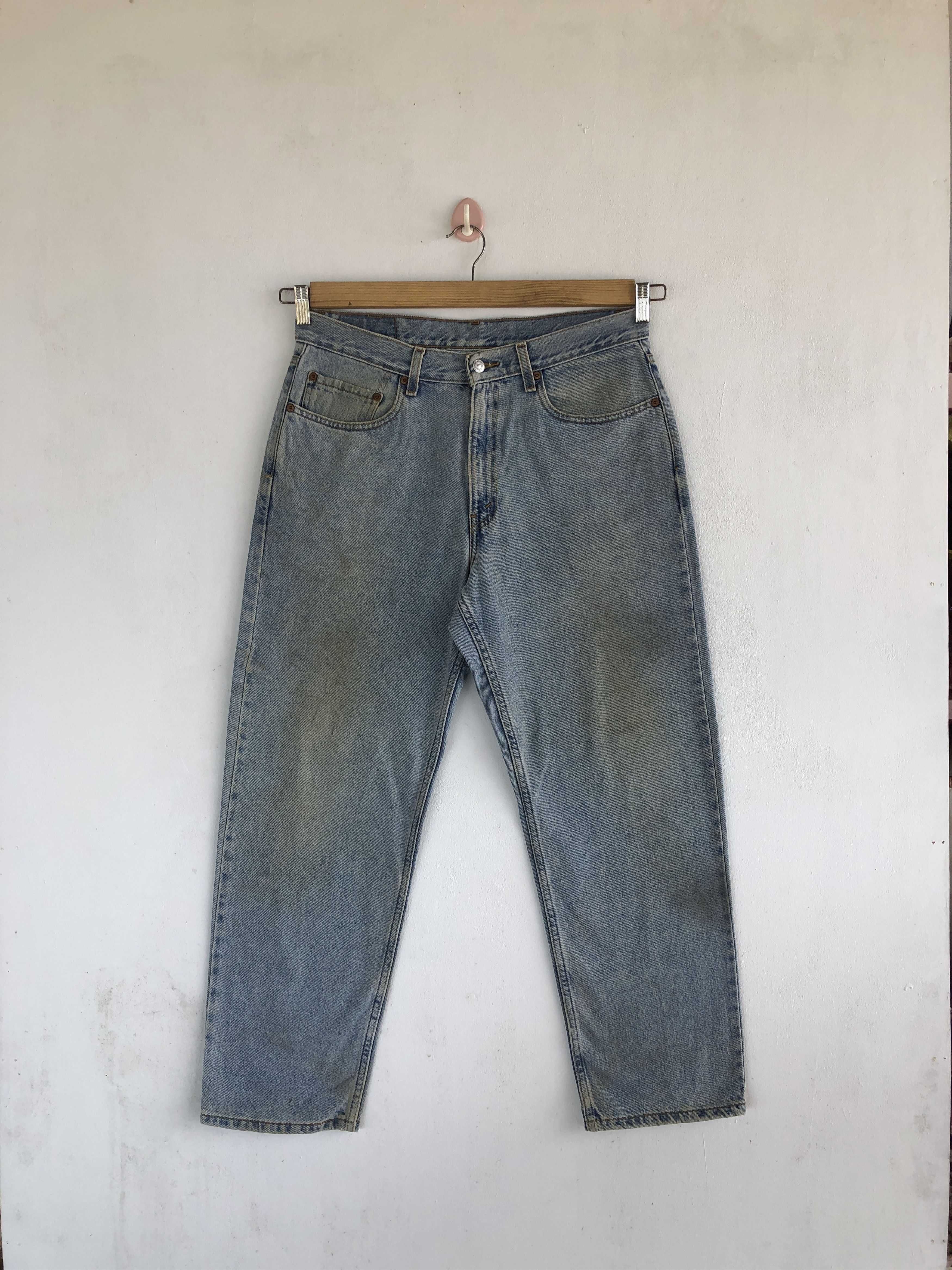 Jean Vintage Levis Mud Wash Jeans Dirty Levi's 550 Faded Denim Size US 32 / EU 48 - 1 Thumbnail