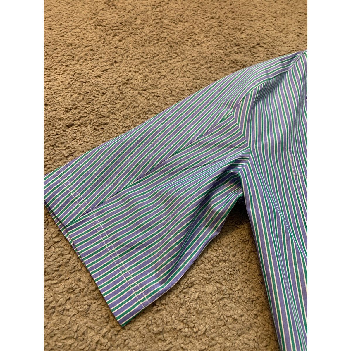 GOETZE GOETZE PLEATED CROPPED STRIPE SHIRT JACKET Size US S / EU 44-46 / 1 - 12 Thumbnail