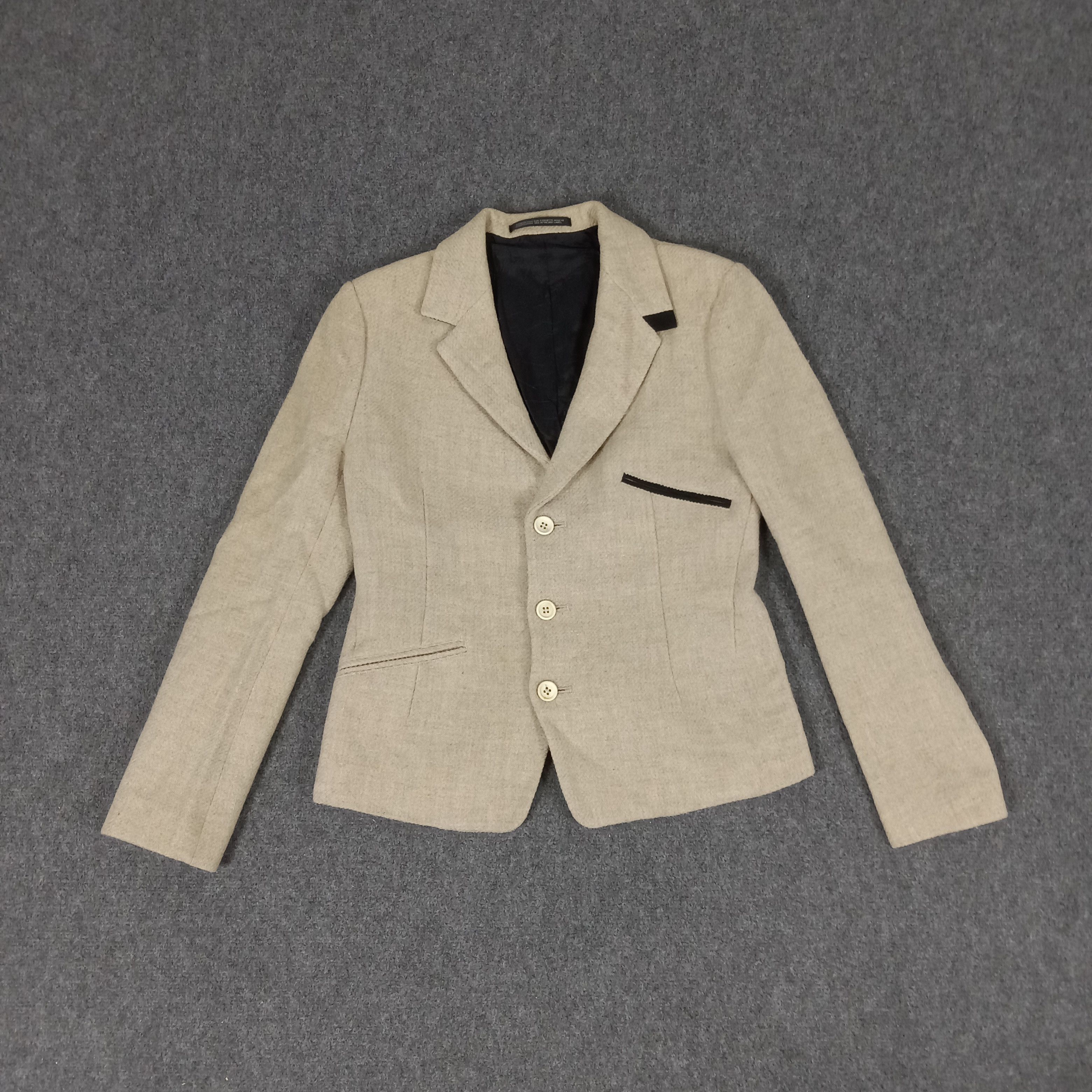 Vintage × Y's × Yohji Yamamoto Y's by Yohji Yamamoto Japanese Designer Blazer Size 38S - 1 Thumbnail