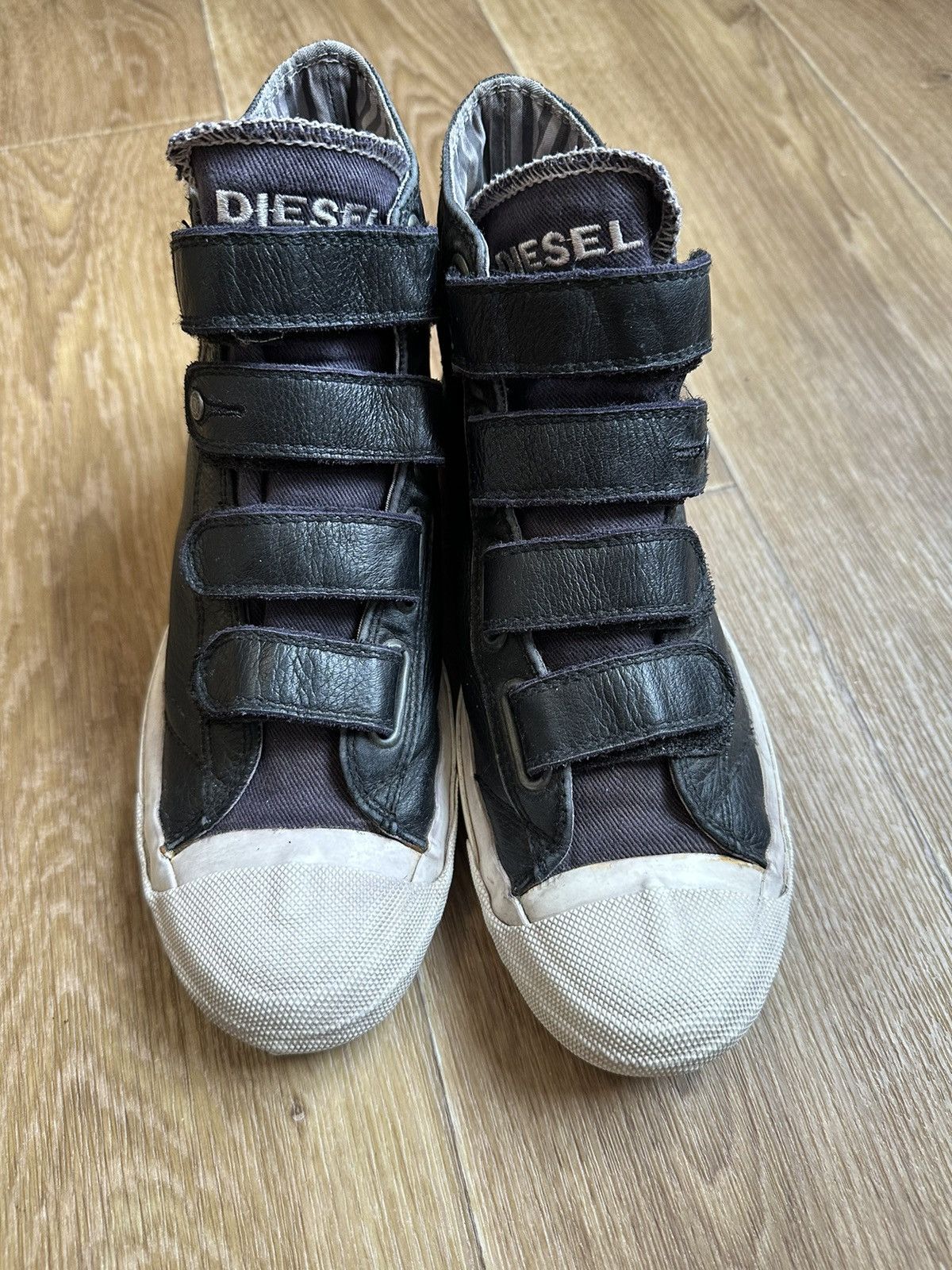 Diesel Diesel Leather high shoes Size US 10 / IT 40 - 3 Thumbnail