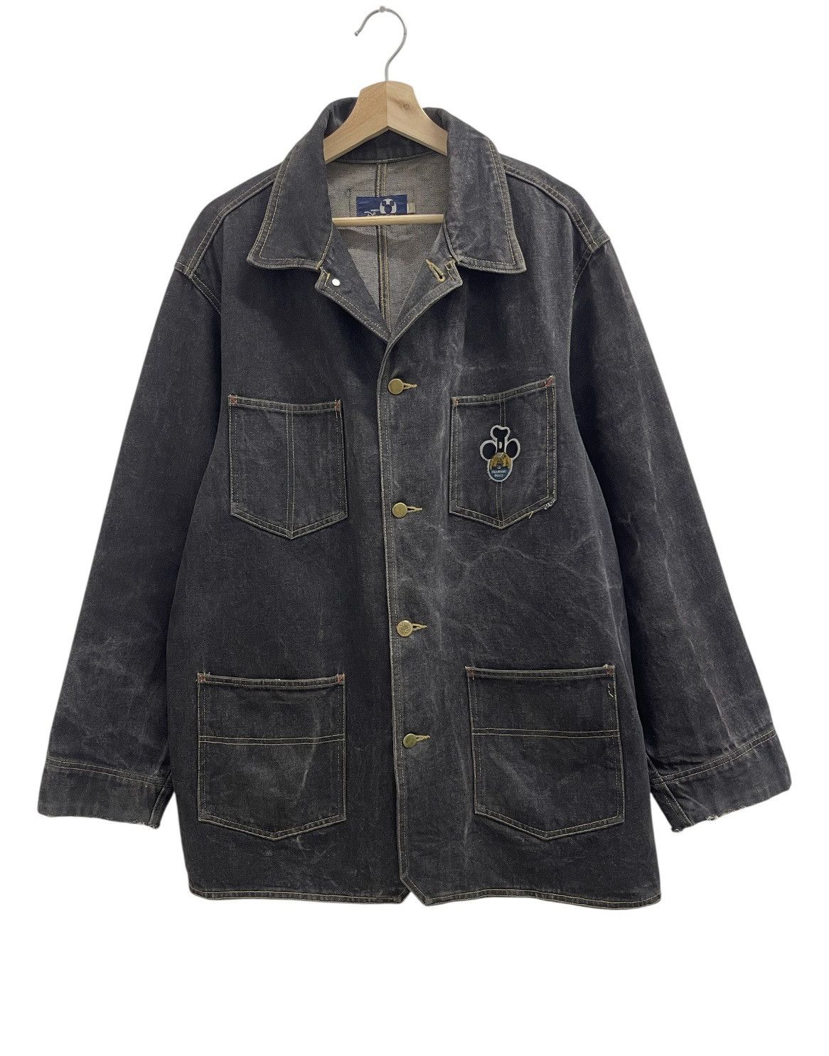 Disney Vintage Steamboat Willie Washed Denim Jacket Size US L / EU 52-54 / 3 - 1 Thumbnail
