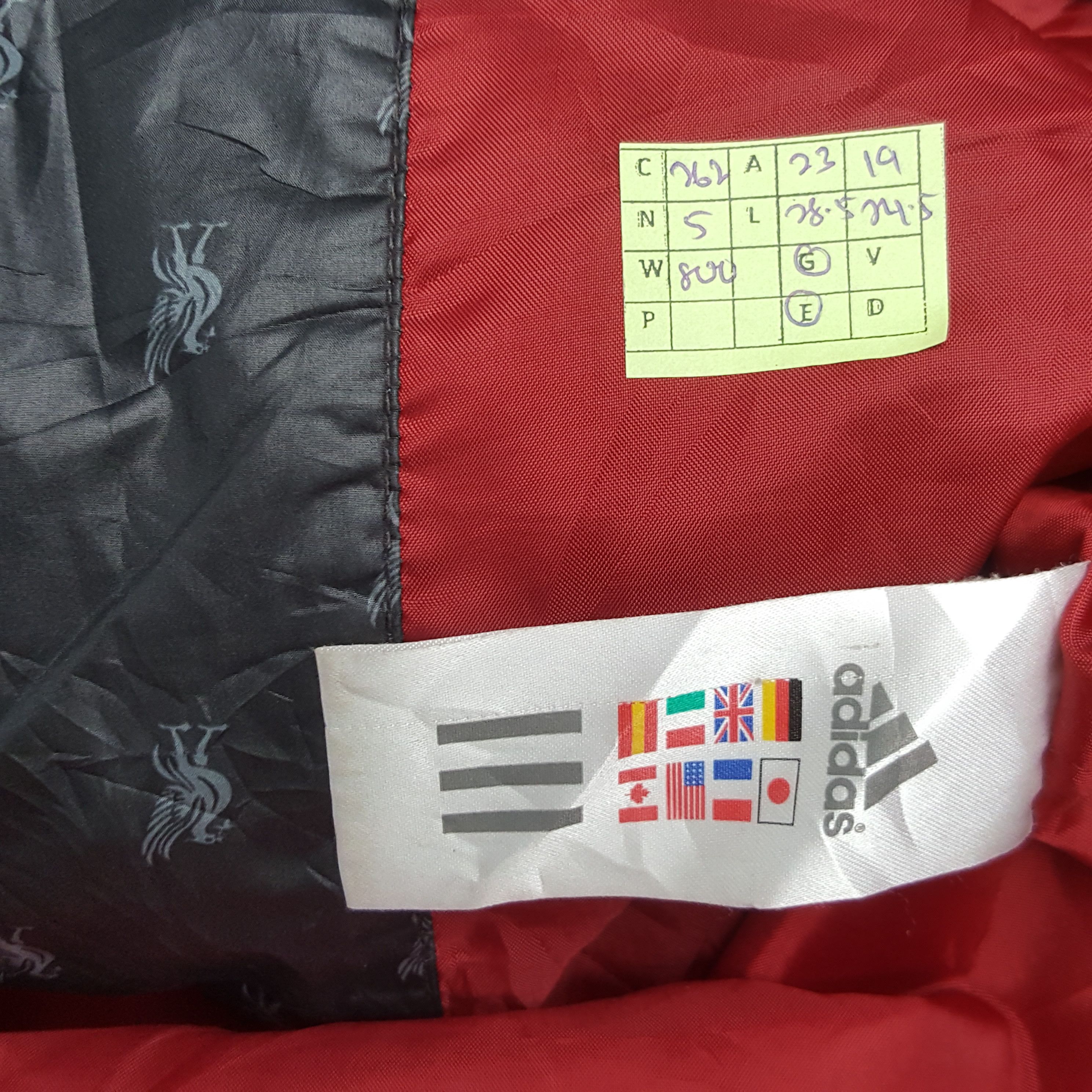 Adidas × Vintage Vintage Adidas X Liverpool FC Soccer Team Puffer Hoodies Size US L / EU 52-54 / 3 - 8 Thumbnail