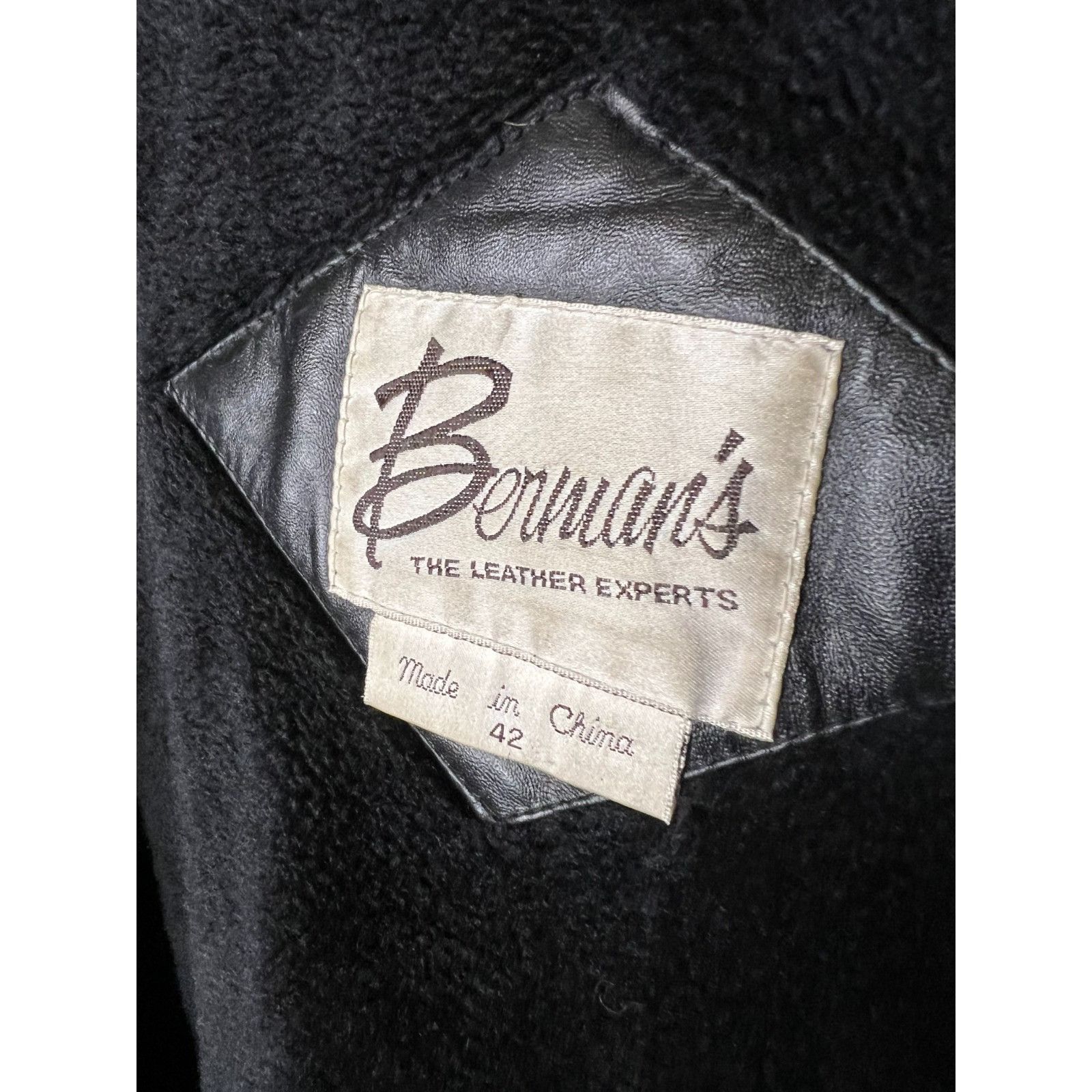 Other Vintage 70s Berman's Leather Motorcycle Jacket Size 42 Large Size US L / EU 52-54 / 3 - 6 Thumbnail