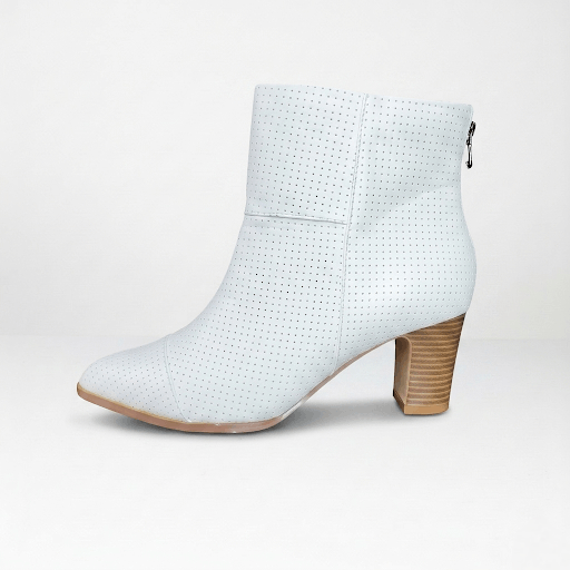 Other Midnight Velvet Size 9.5 Boots Ankle Booties Pinhole Perfora Size US 9.5 / IT 39.5 - 4 Thumbnail