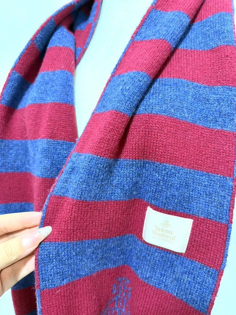 Vivienne Westwood Vivienne Westwood Blue and red striped Saturn towels Size ONE SIZE - 4 Thumbnail