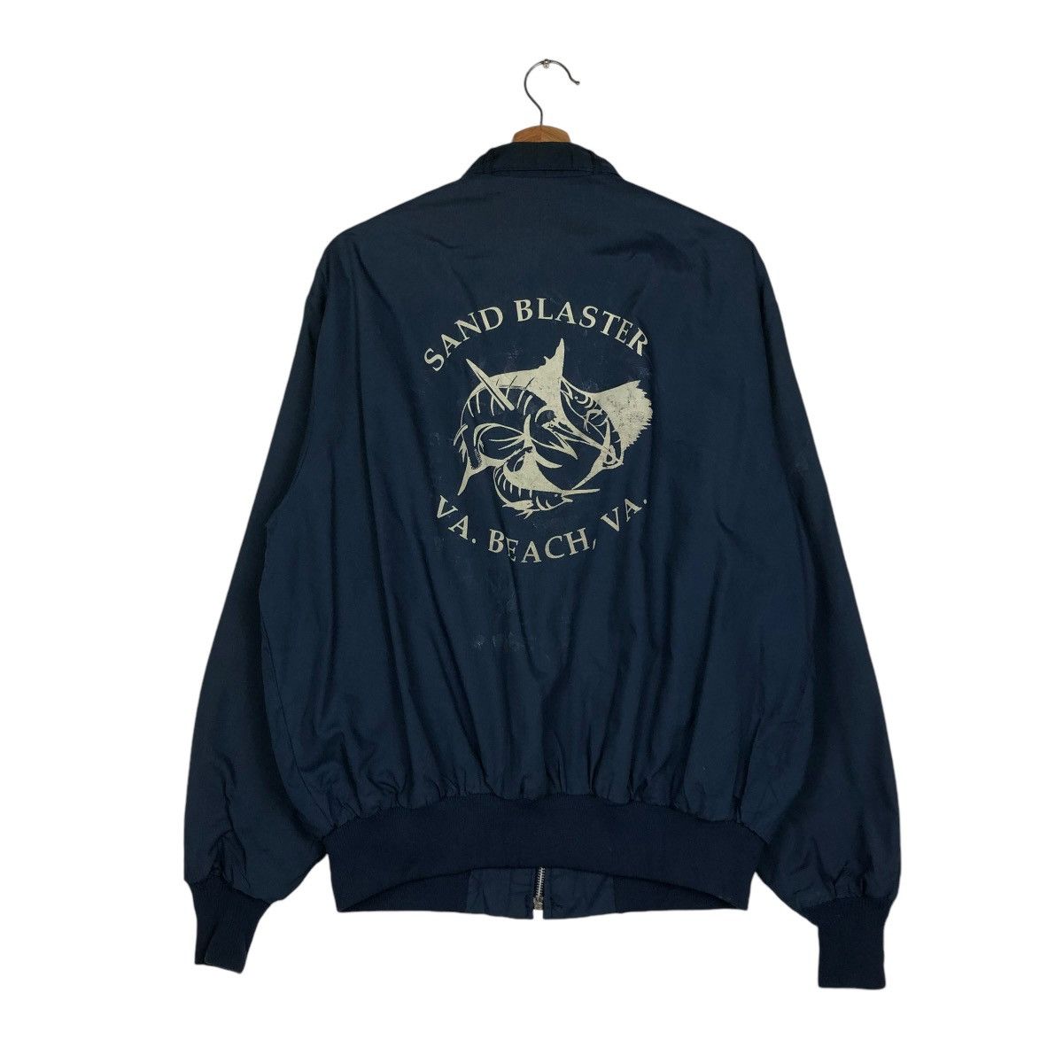 Toyo Enterprises 🔥VINTAGE BOMBER JACKET PARACHUTE BLANKET SAND BLASTER USA Size US L / EU 52-54 / 3 - 9 Thumbnail