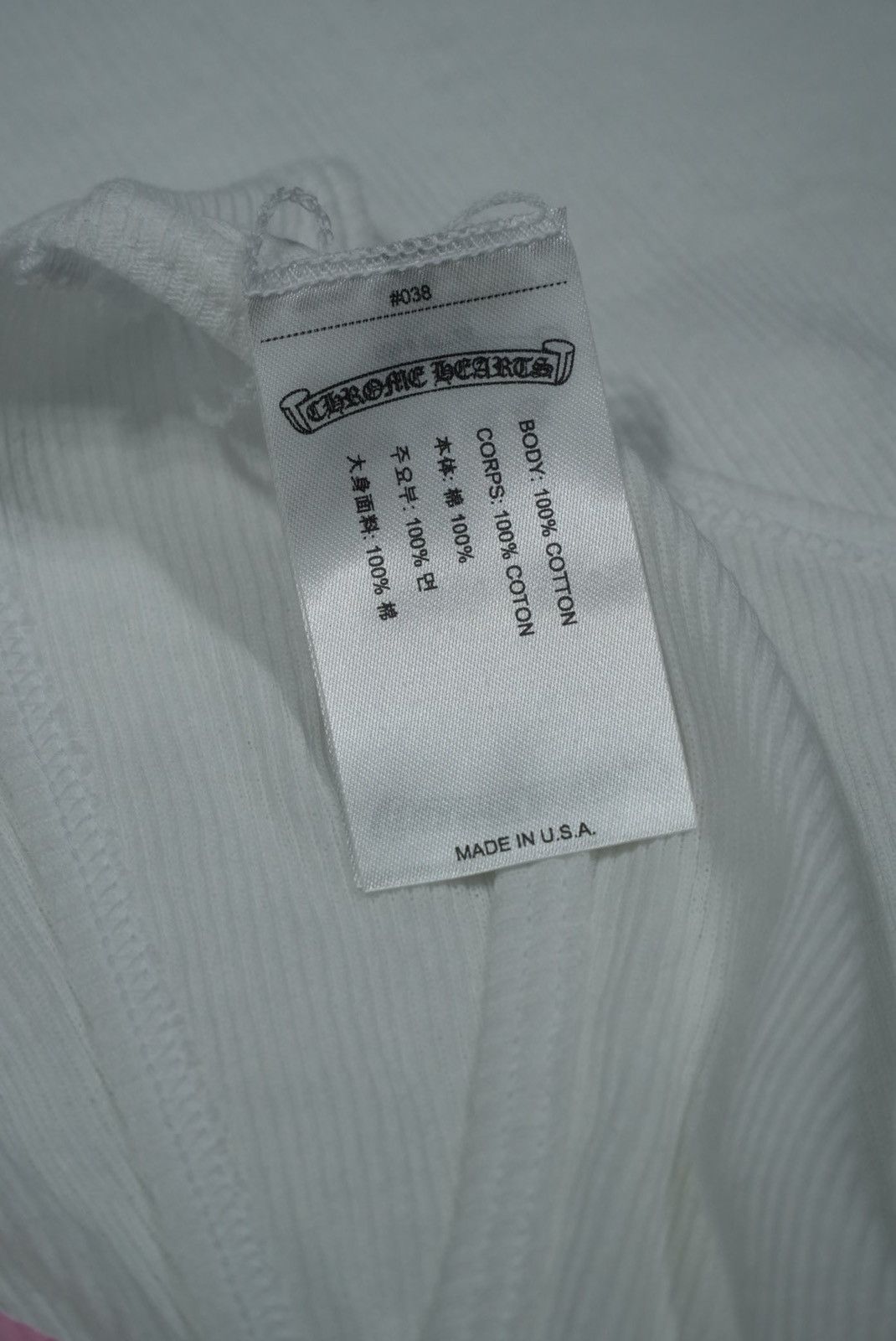 Chrome Hearts Chrome Hearts T-Bar Rib Tank Top Size US L / EU 52-54 / 3 - 7 Thumbnail
