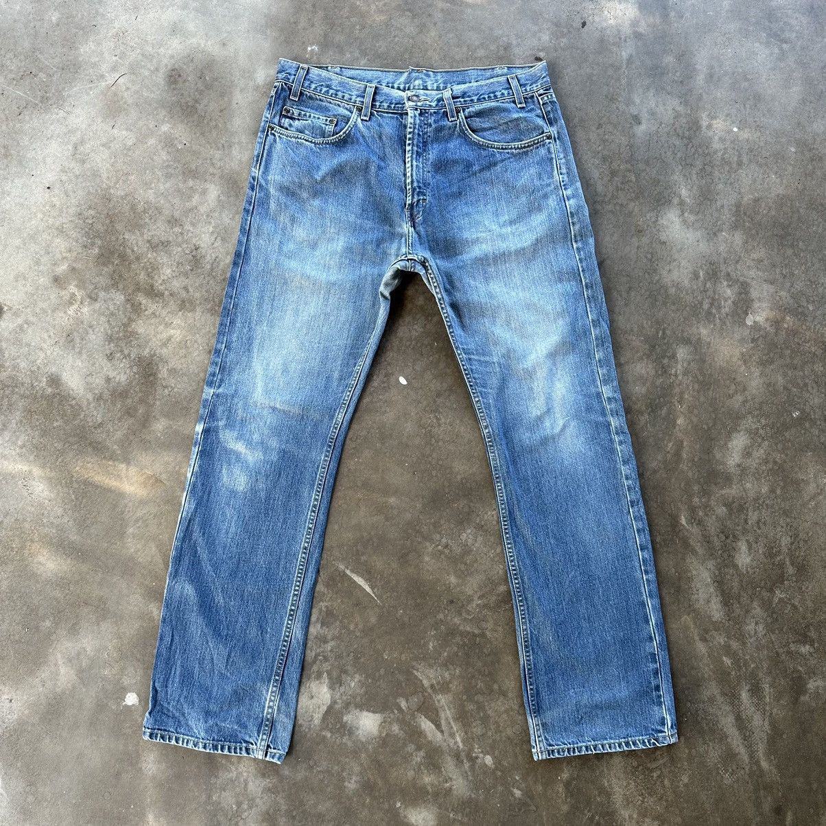 image of Distressed Denim x Jean Vintage Kirkland Distressed Jean Faded Denim Pant W36 in Faded Blue, Men's