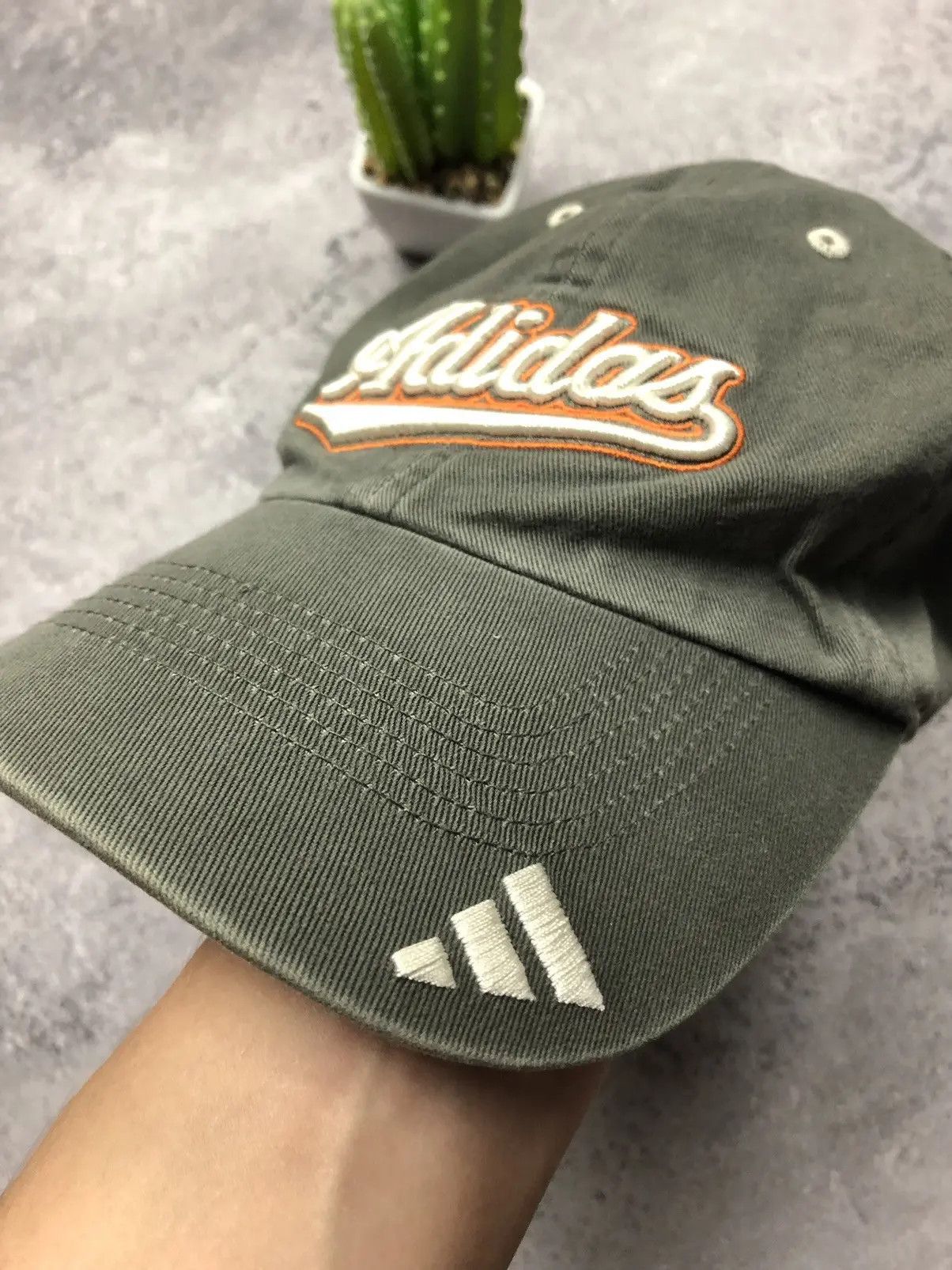Adidas ADIDAS Vintage Big Logo Rare Cap Streetwear Hype Cap Size ONE SIZE - 3 Thumbnail