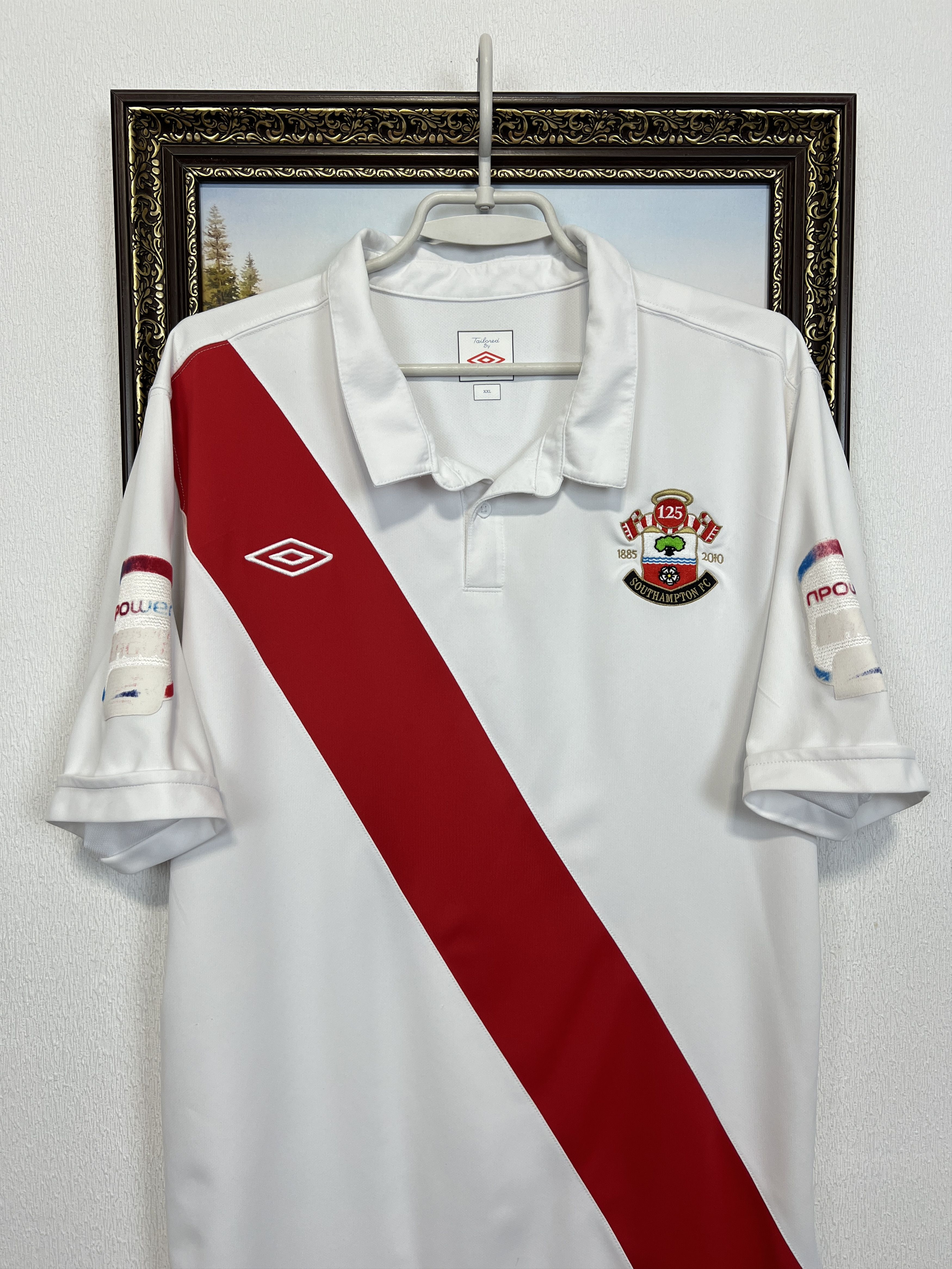 Umbro Southampton Home football shirt #26 Chamberlain Player Issue Size US XXL / EU 58 / 5 - 5 Thumbnail