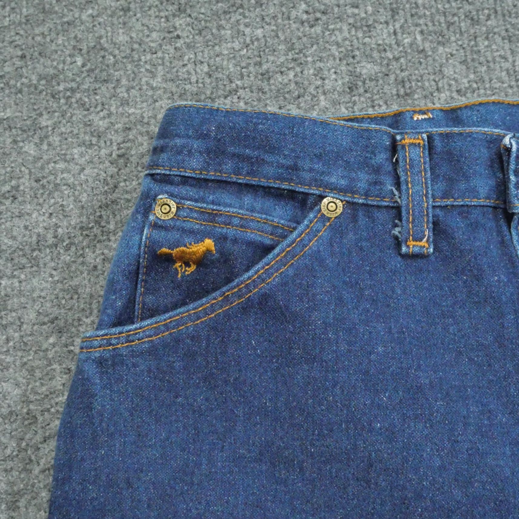 Wrangler VINTAGE Wrangler Jeans Womens 12 28x29 Blue Denim Pants Western 70s Size 28" / US 6 / IT 42 - 3 Thumbnail