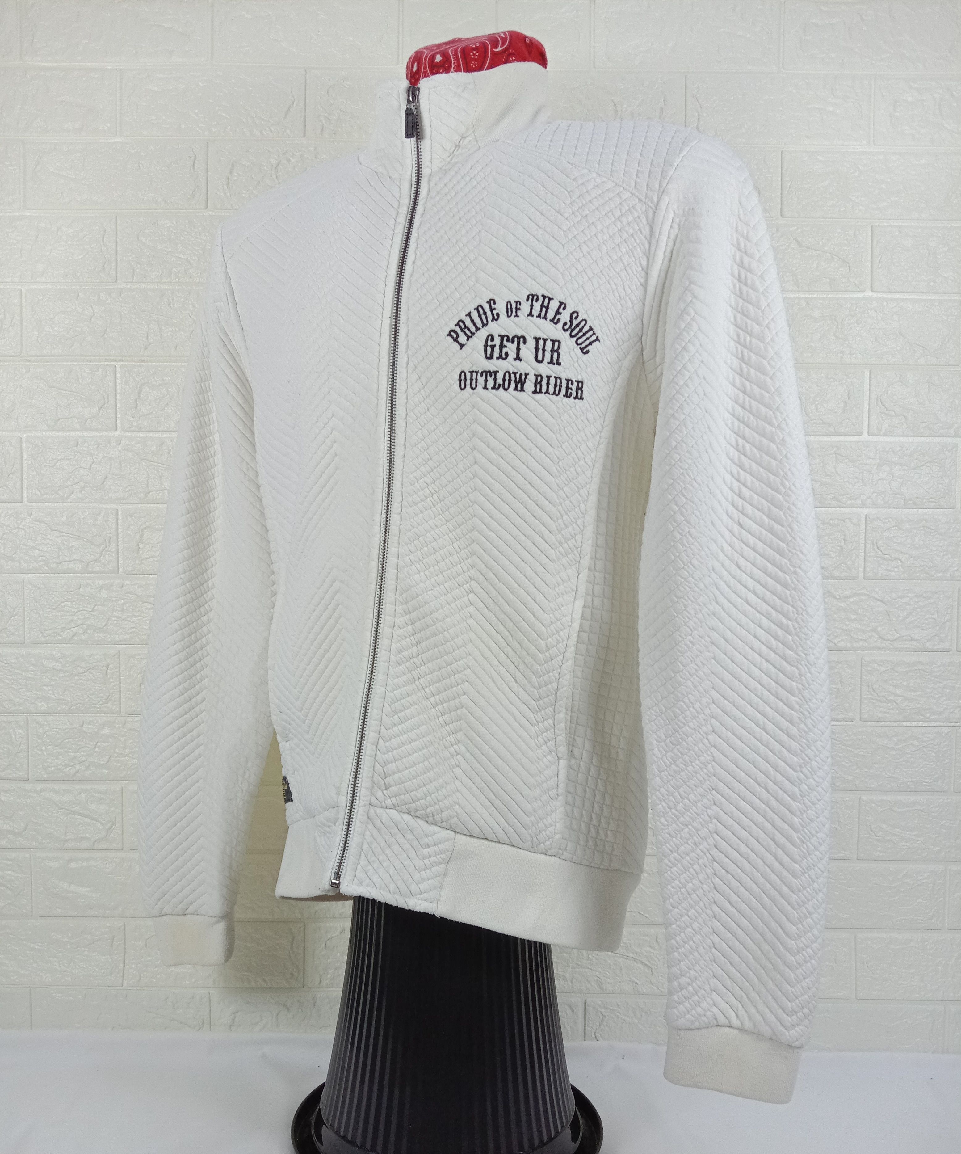 Japanese Brand Vintage Real Masters Pride Of The Souls Zipper Sweater Size US M / EU 48-50 / 2 - 3 Thumbnail