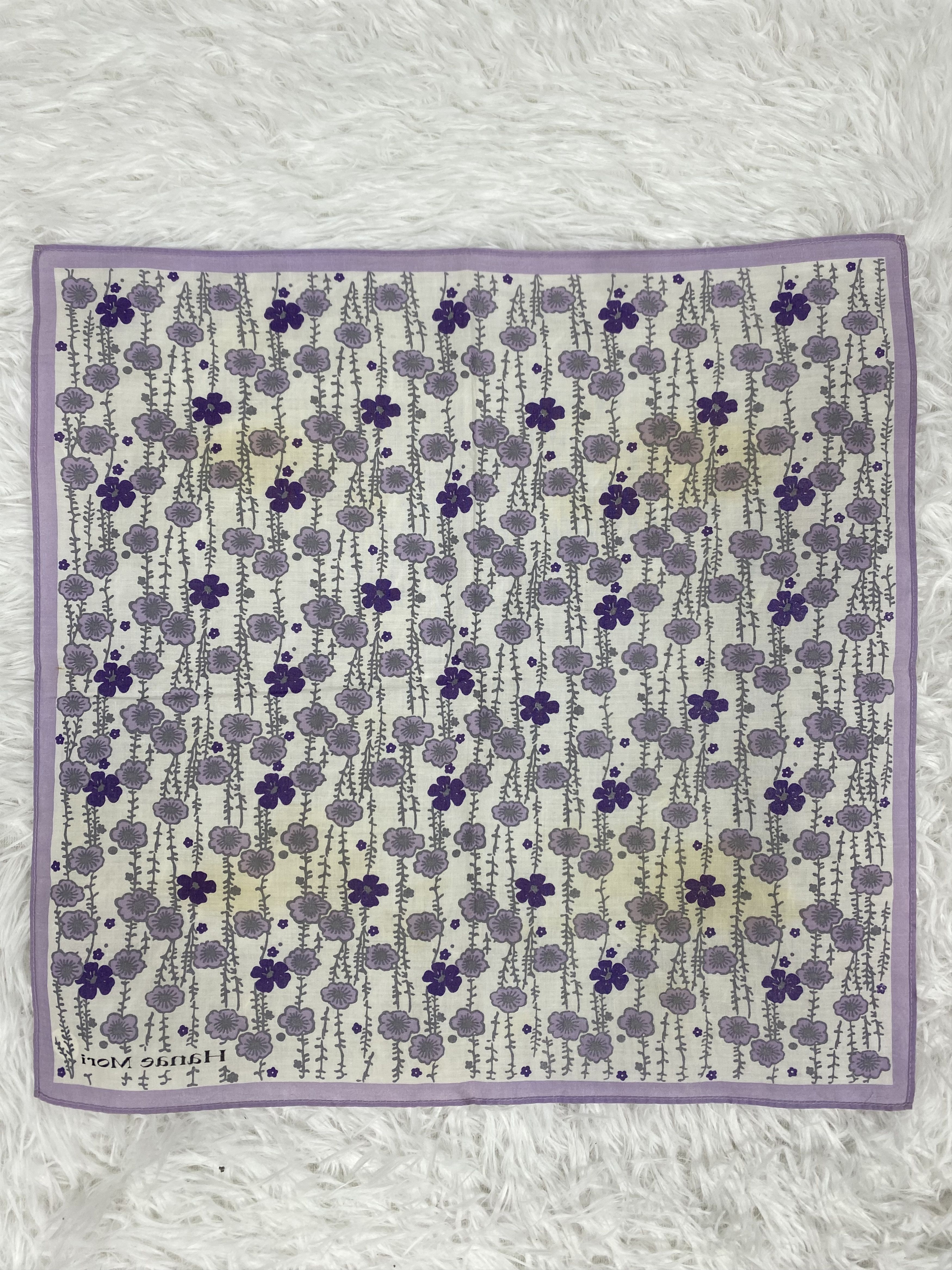 Hanae Mori Vintage Hanae Mori Handkerchief Neckerchief PH0576 Size ONE SIZE - 5 Thumbnail