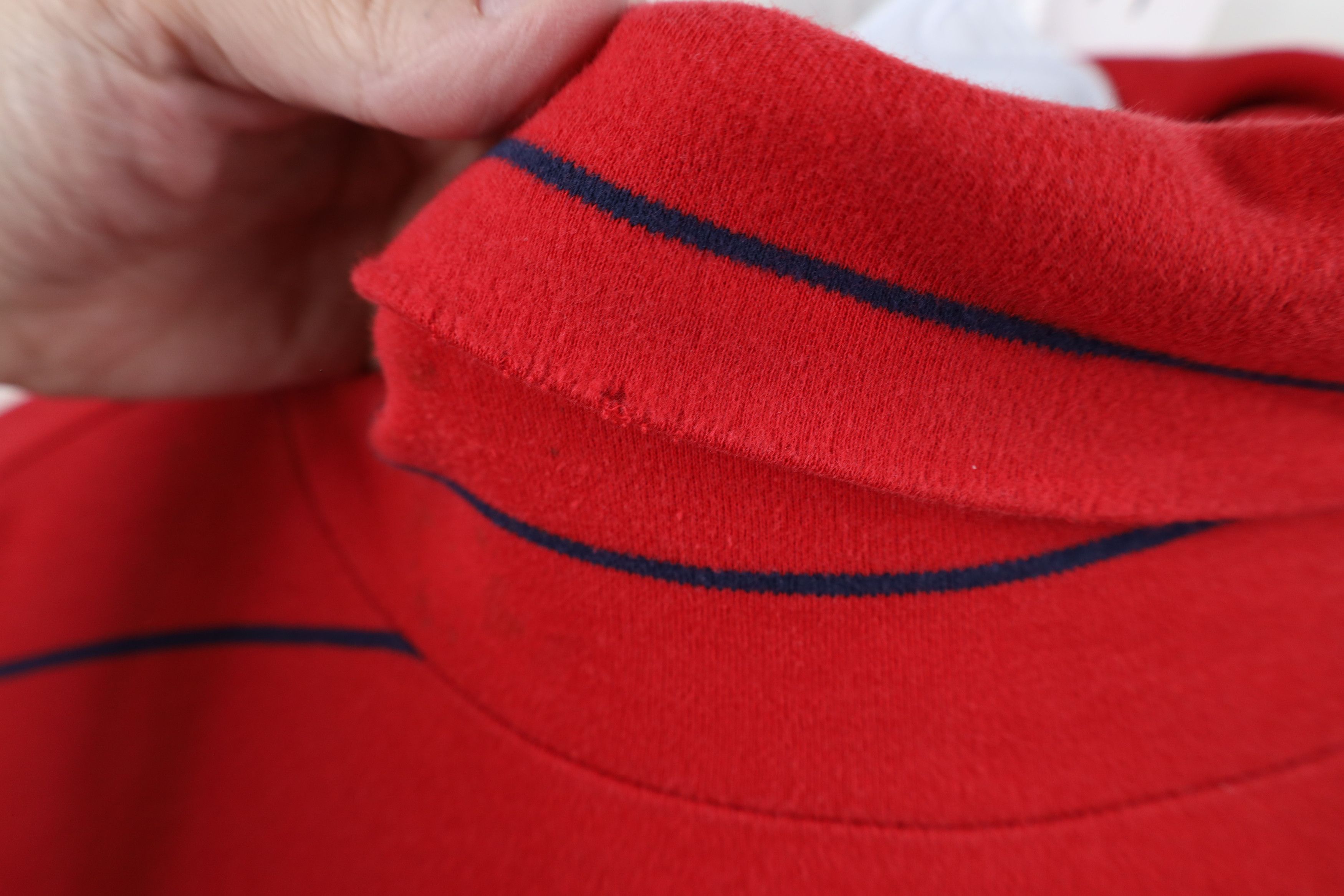 Ralph Lauren Vintage 90s Ralph Lauren Turtleneck T-Shirt Cotton Red Size US XL / EU 56 / 4 - 5 Thumbnail