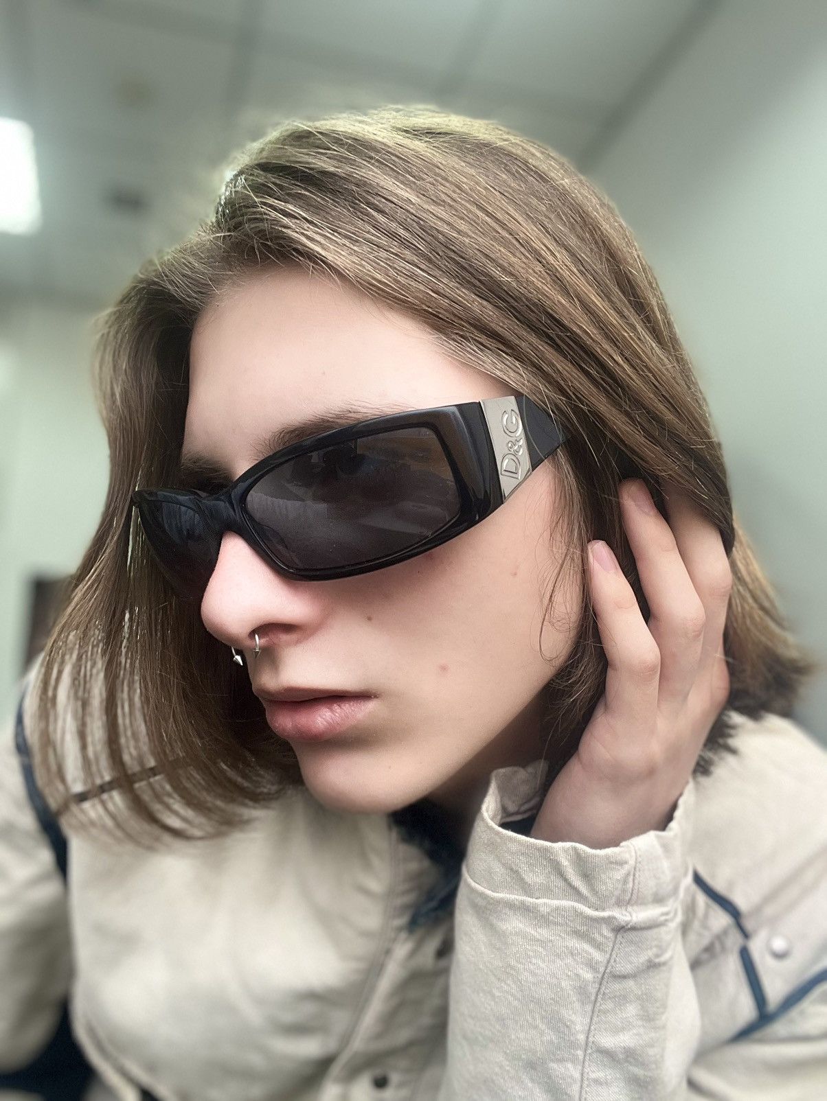 Designer × Dolce & Gabbana × Vintage Y2K Dolce & Gabbana Sport Sunglasses Size ONE SIZE - 1 Thumbnail