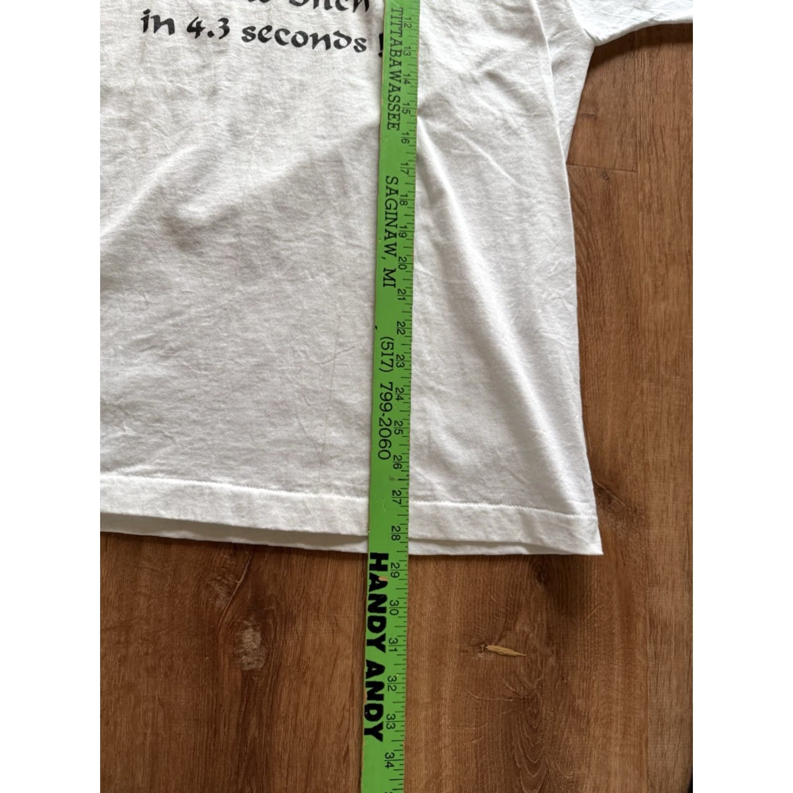 Vintage VINTAGE Unbranded T-Shirt Shirt 0 To *itch Stitch White XL Men Crew Neck Short Sleeve Graphic Print Funny Comedy Size US XL / EU 56 / 4 - 8 Thumbnail