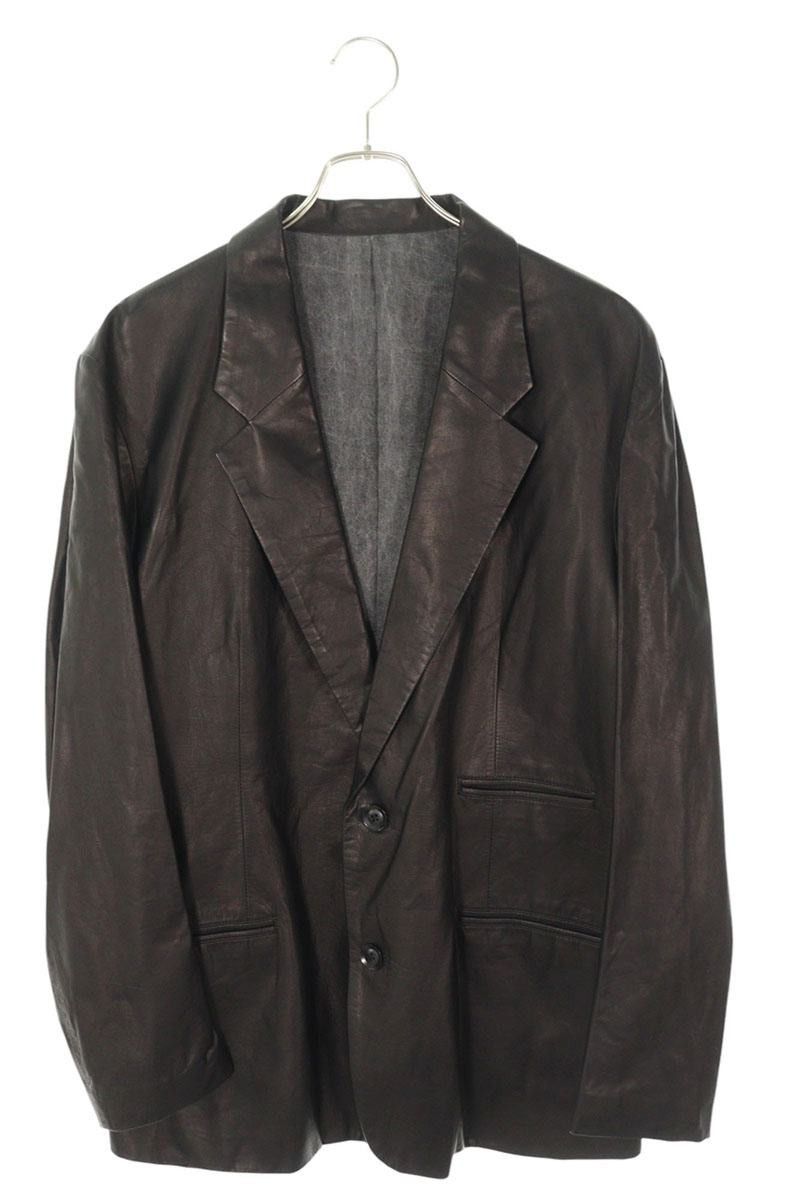 Yohji Yamamoto YOHJI YAMAMOTO × ISAMUKATAYAMA BACKLASH long leather jacket Size US XXL / EU 58 / 5 - 1 Thumbnail