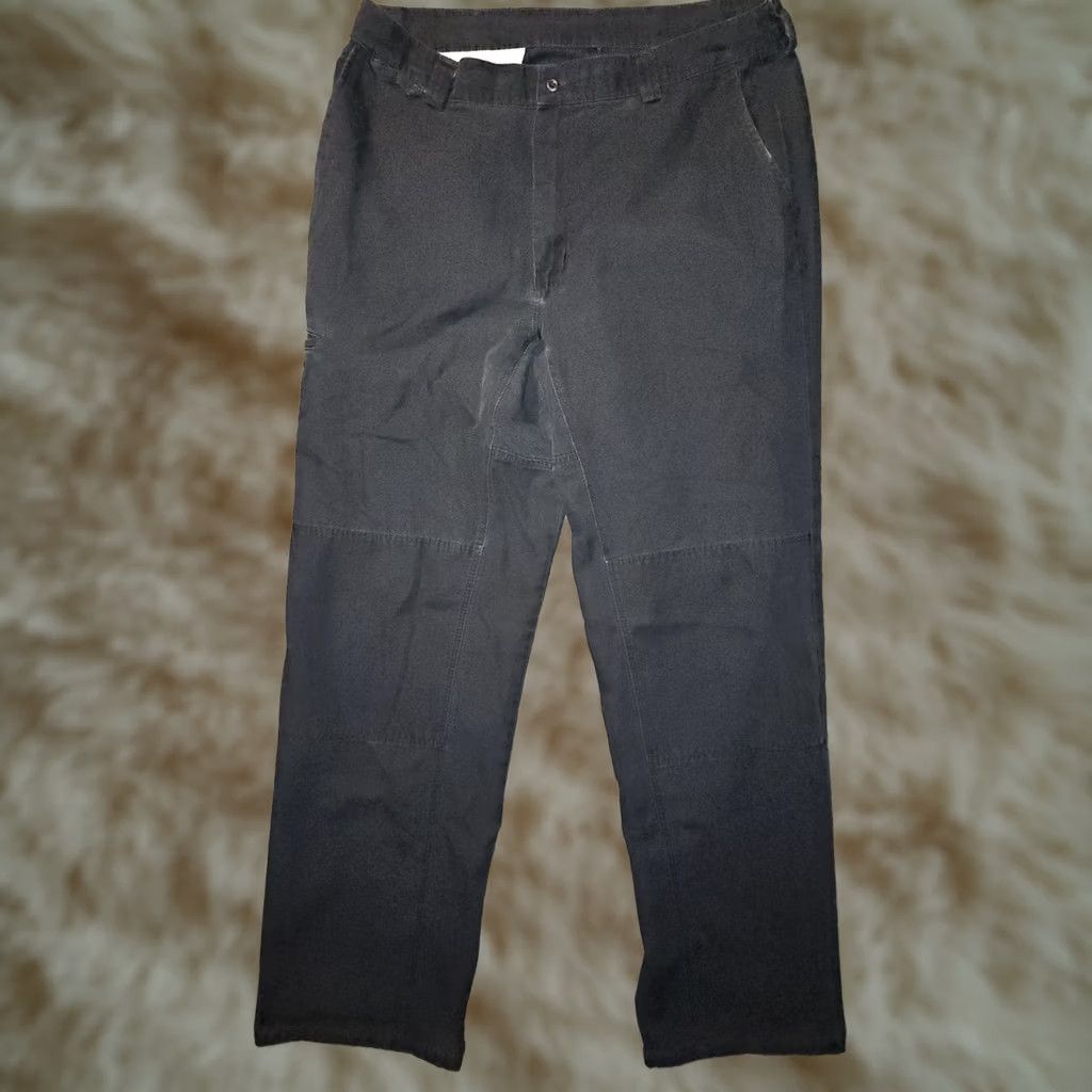 Wrangler Wangler Workwear Pants Mens 38x36 Navy Blue Mid Rise Straight Cargo Workwear Size US 38 / EU 54 - 1 Thumbnail