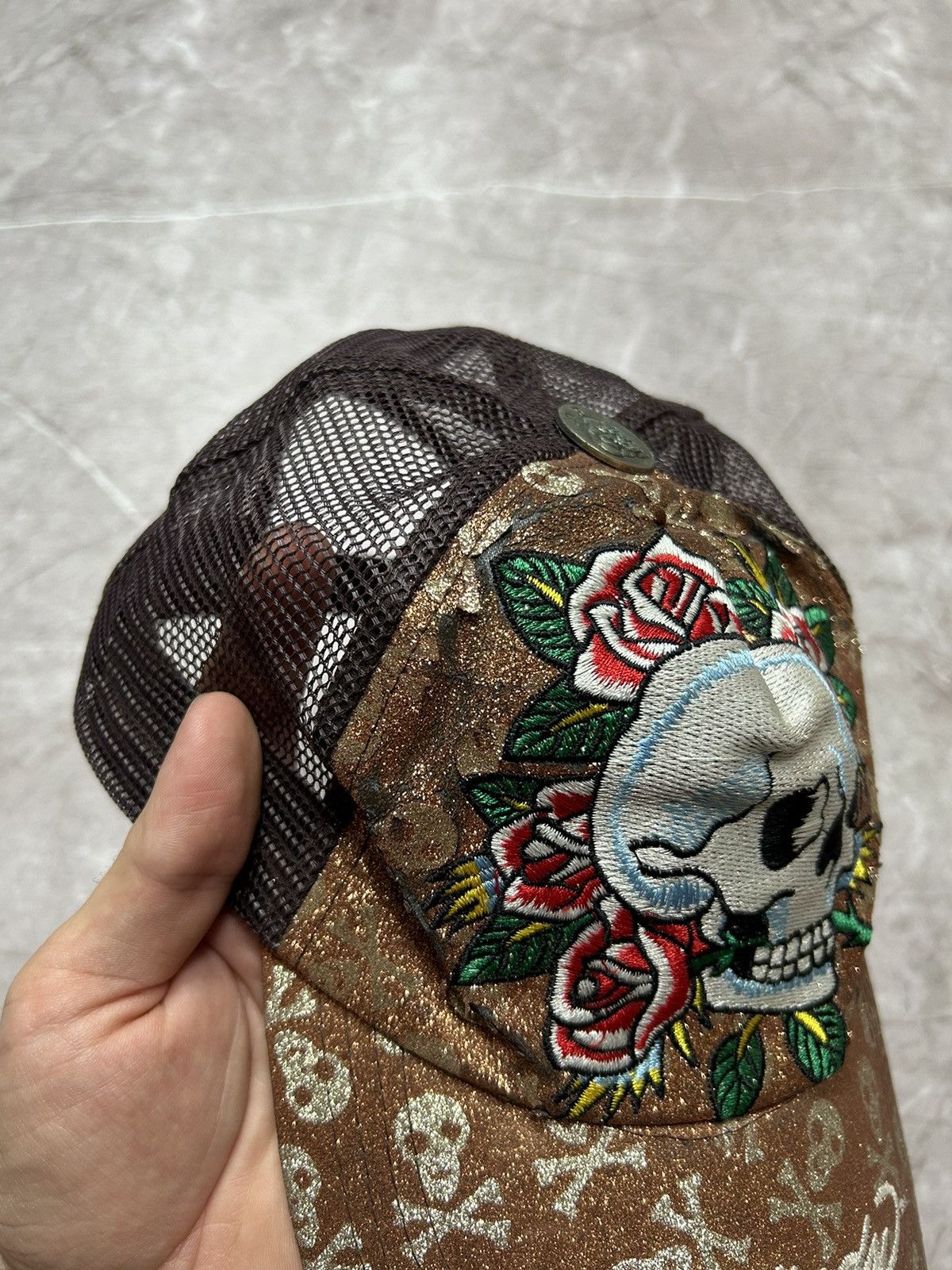 Ed Hardy × Japanese Brand × Vintage Ed Hardy vintage Japanese y2k cap Size ONE SIZE - 6 Thumbnail