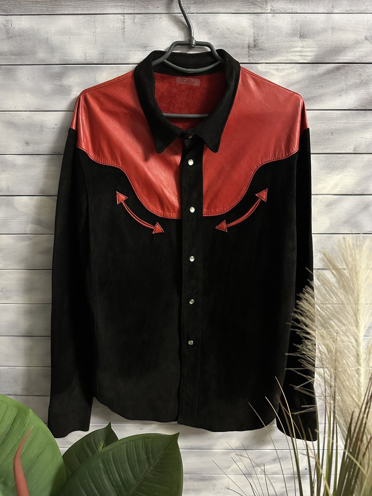 Other Oshwahkon 500 Broadway NYC Vintage Leather Western Jacket 70 Size US L / EU 52-54 / 3 - 1 Thumbnail