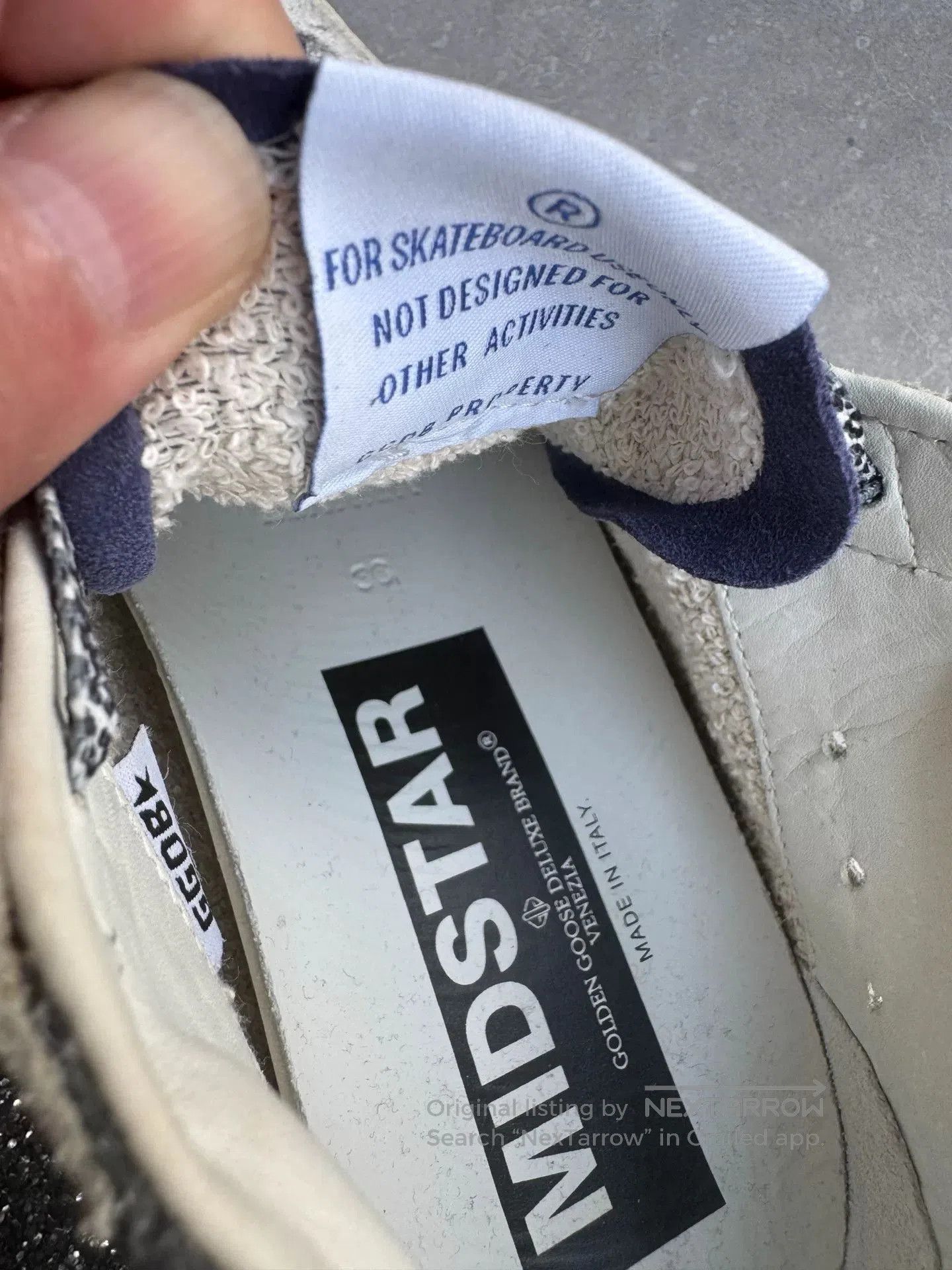 Golden Goose Golden Goose Mid-Top Dirty Shoes. Size US 5 / IT 35 - 5 Thumbnail