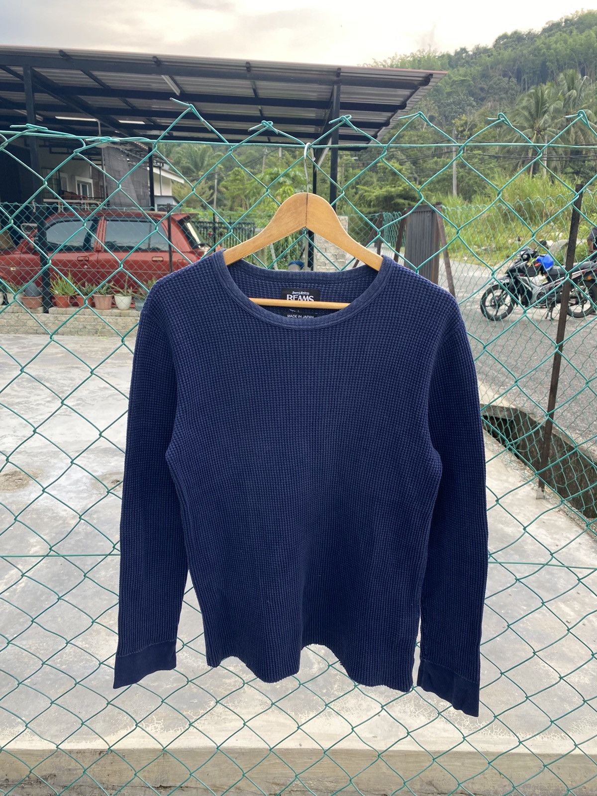 Beams Plus × Japanese Brand Beams long sleeve sweater Size L / US 10 / IT 46 - 1 Thumbnail