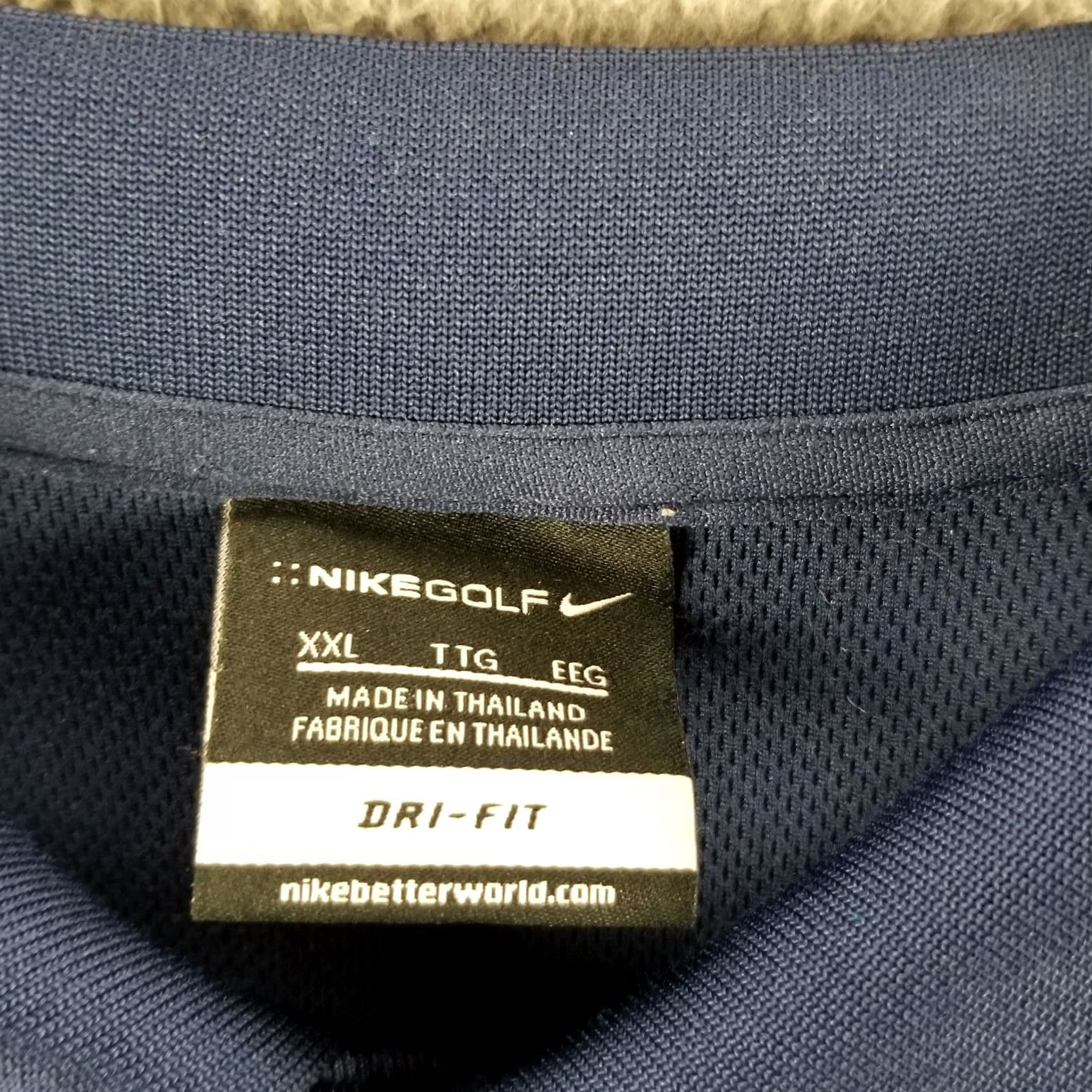 Nike Nike Golf Shirt Polo Men XXL Blue Embroidered Logo Embroidered Logo Double Sided 2XL Golf Nike Shirt Men XXL Blue Size US XXL / EU 58 / 5 - 3 Thumbnail
