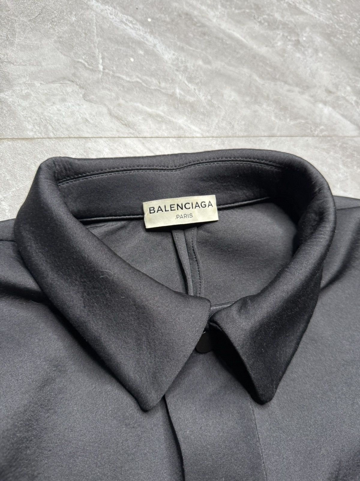 Balenciaga Balenciaga A/W 15 Fake Pocket Neoprene Polo Size US XS / EU 42 / 0 - 6 Thumbnail