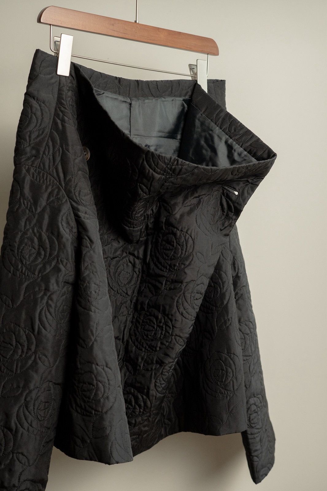 Comme des Garcons tricot Comme des Garçons AW1999 Silk Quilted Wrap Jacket Size ONE SIZE - 3 Thumbnail