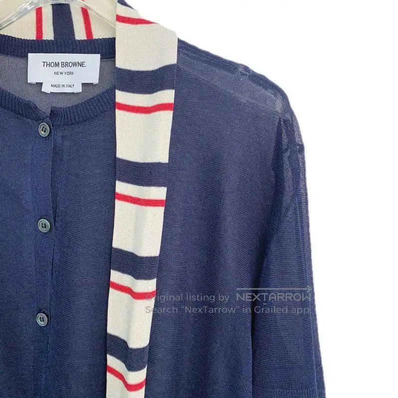 Thom Browne Thom Browne Blue Silk Women's Shirt . Size M / US 6-8 / IT 42-44 - 4 Thumbnail
