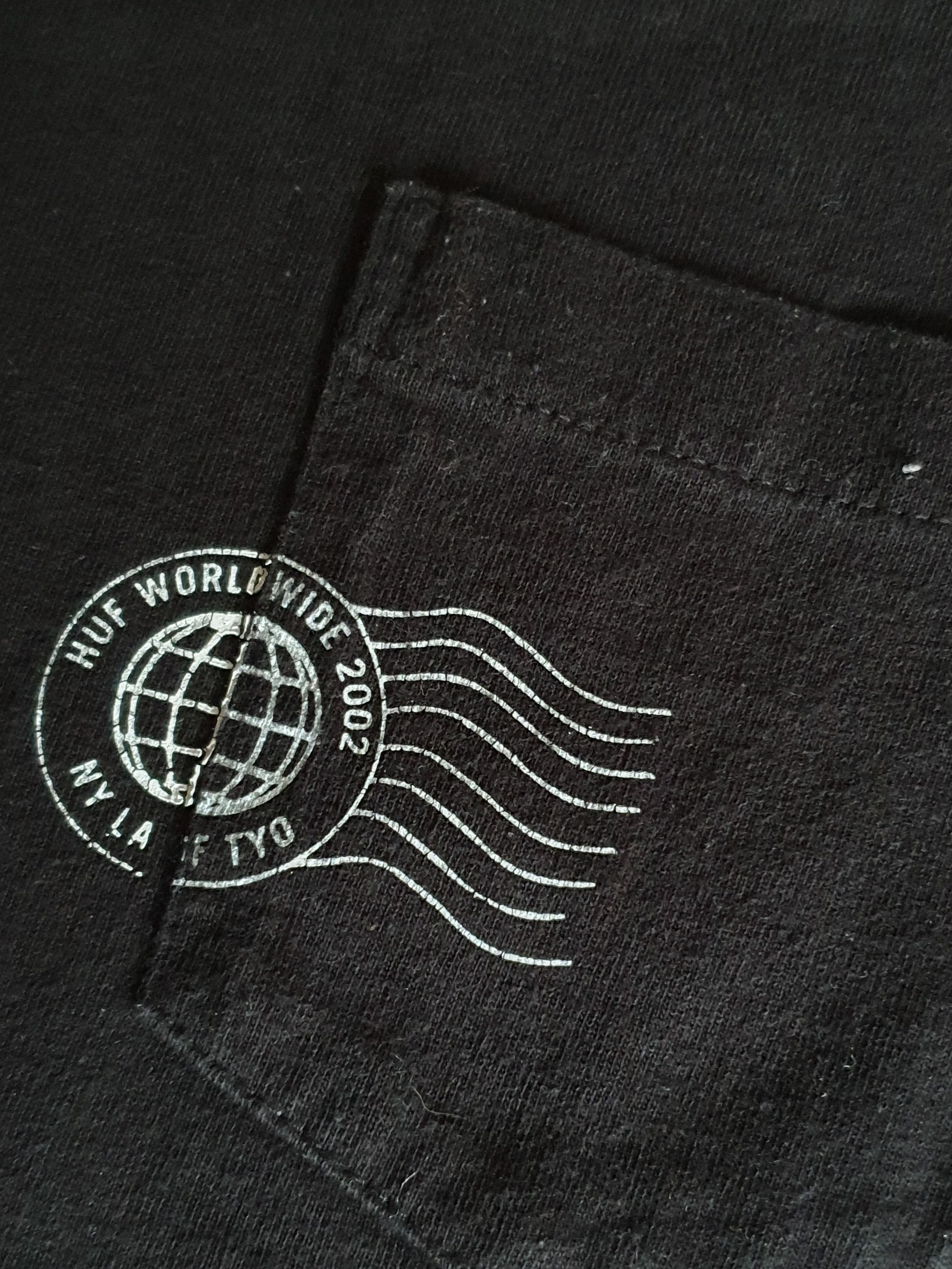 Huf Huf Worldwide Bad Guys,Good Trip Long Sleeve Pocket tee sz S Size US S / EU 44-46 / 1 - 4 Thumbnail