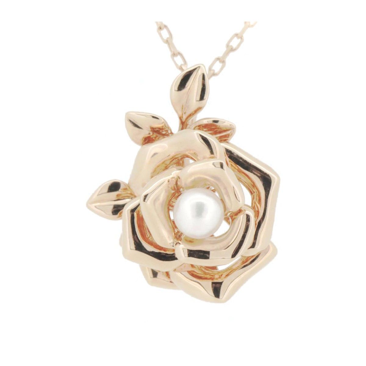 Mikimoto Mikimoto Mikimoto Flower Motif Au750 Necklace Precious Metal Necklace DUTY FREE for USA Size ONE SIZE - 1 Thumbnail