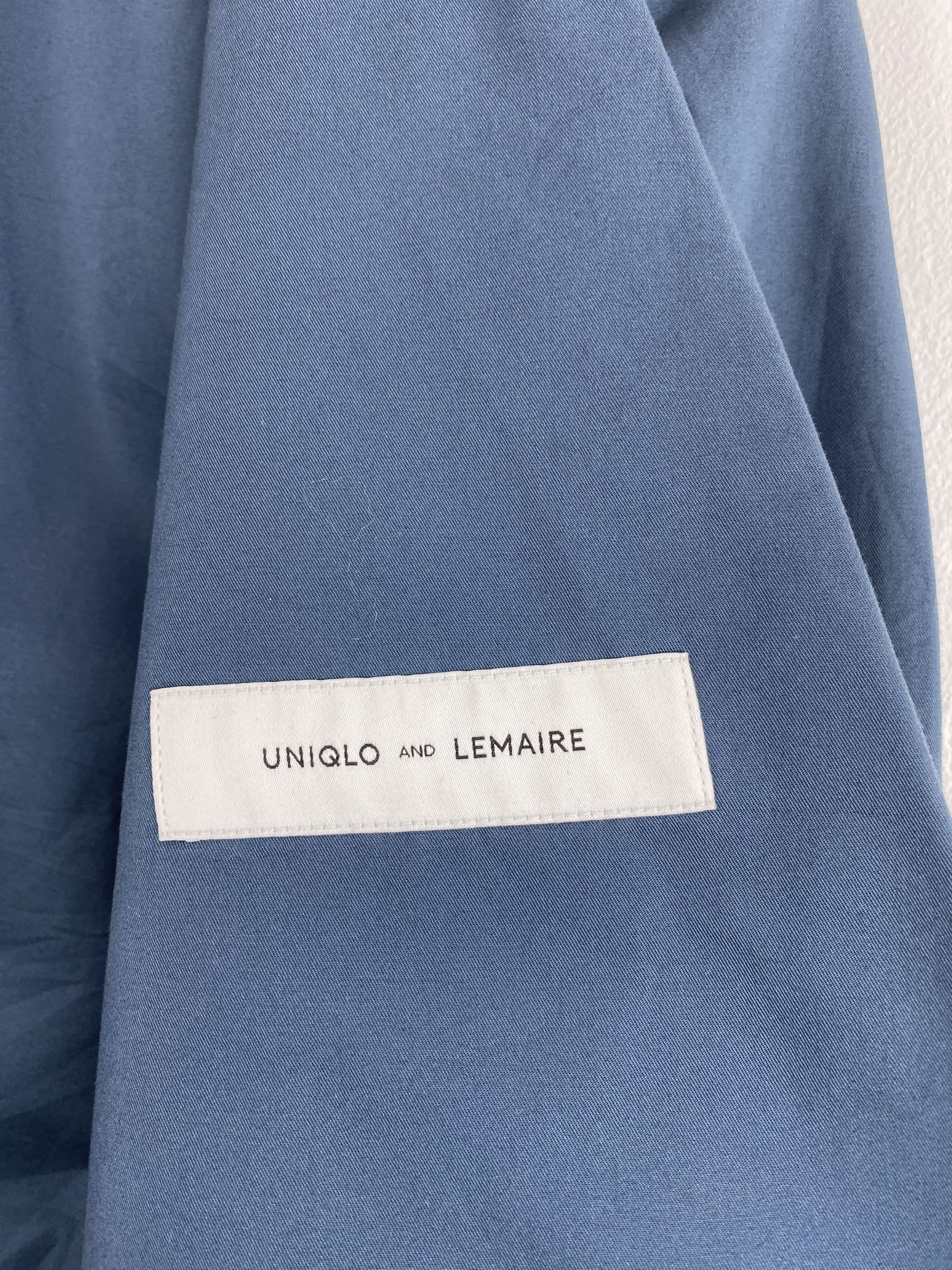Lemaire × Uniqlo Lemaire x Uniqlo Coat Blazer Suit Jacket Blue JA0113 Size US S / EU 44-46 / 1 - 5 Thumbnail