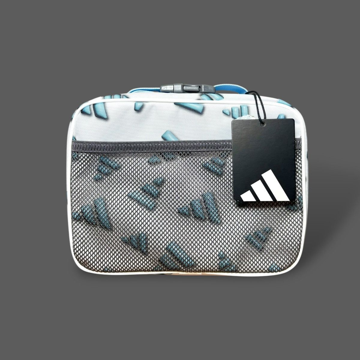 Adidas Adidas Foundation Logo Kids Blue White Lunch Bag Size ONE SIZE - 5 Thumbnail