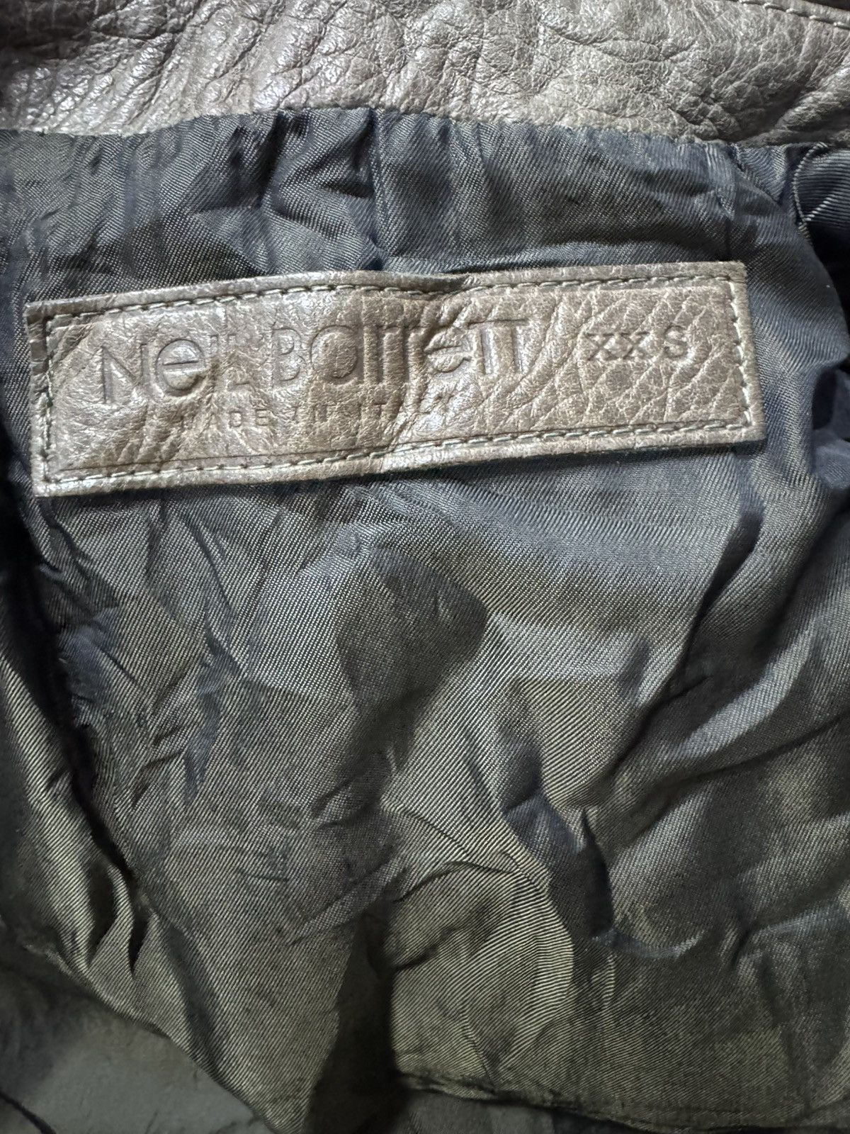 Neil Barrett Neil Barrett Italy Lambskin Leather Biker Jacket - XXS Size US XXS / EU 40 - 11 Thumbnail