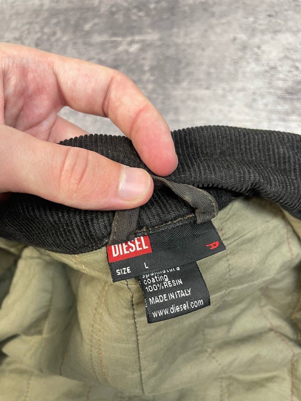 Diesel Vintage 90s Diesel Wax Jacket Distressed Y2K Size US L / EU 52-54 / 3 - 14 Thumbnail