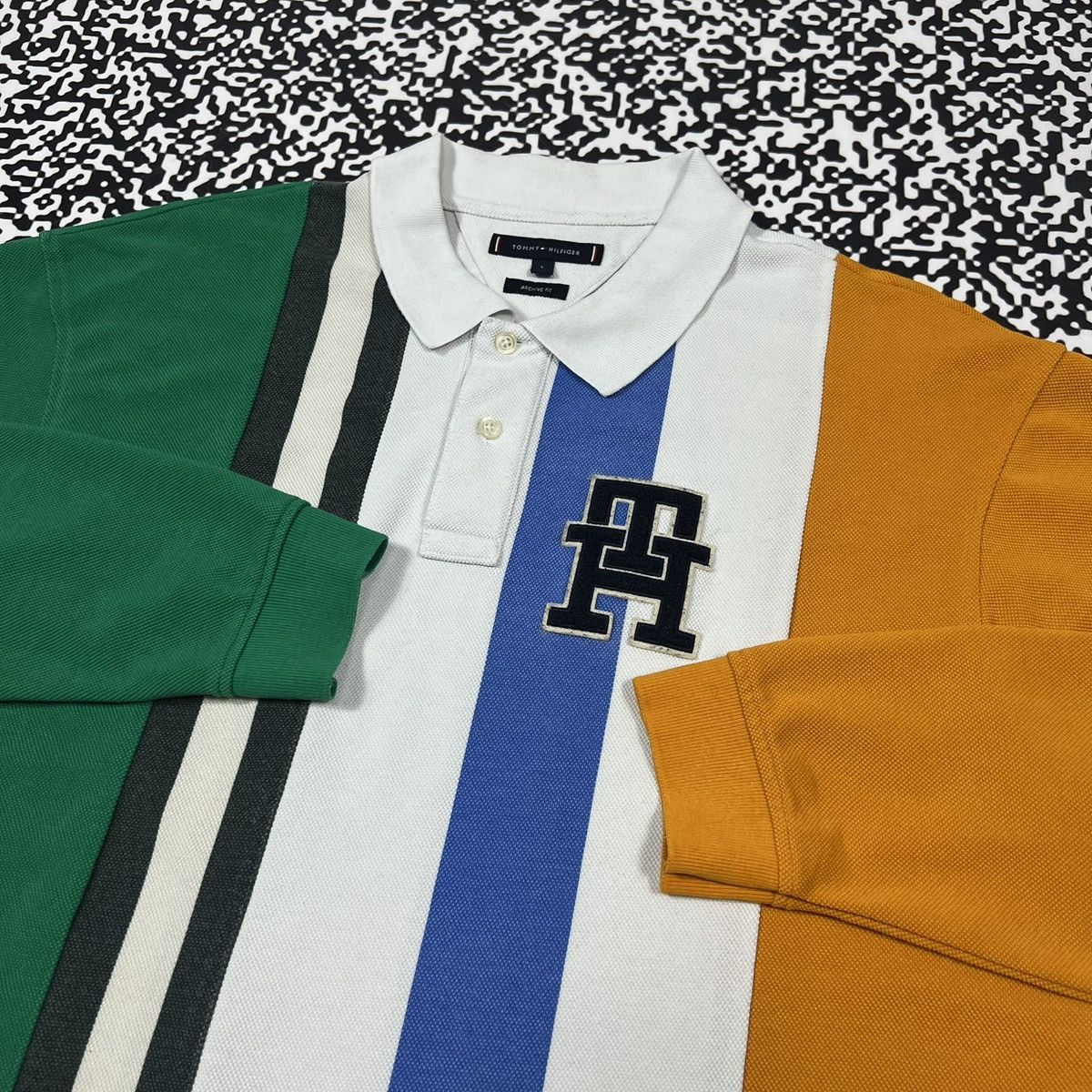 Tommy Hilfiger Vintage Y2K Tommy Hilfiger Archive Fit Polo Longsleeve Size US L / EU 52-54 / 3 - 5 Thumbnail