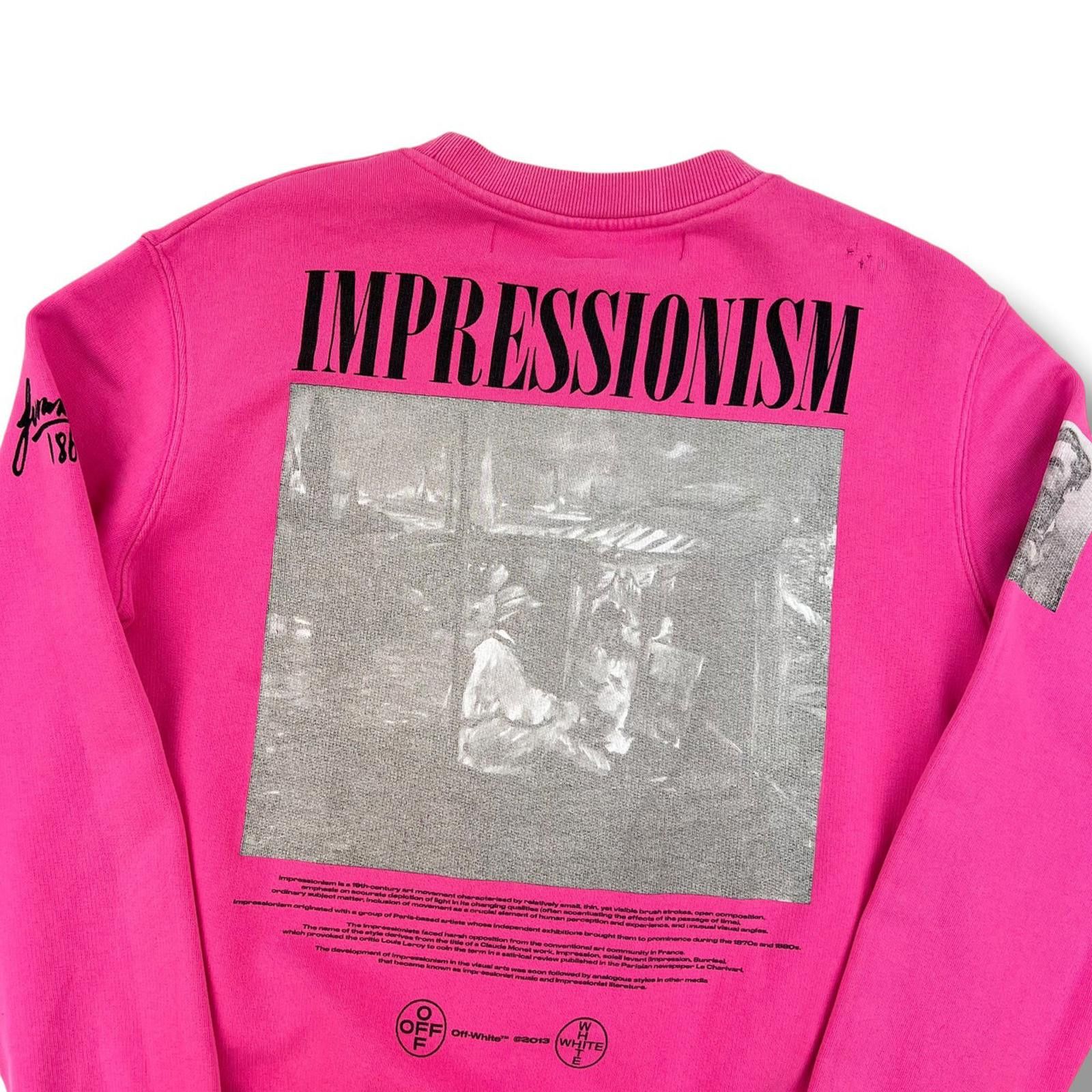 Off-White Impressionism Pink Sweatshirt