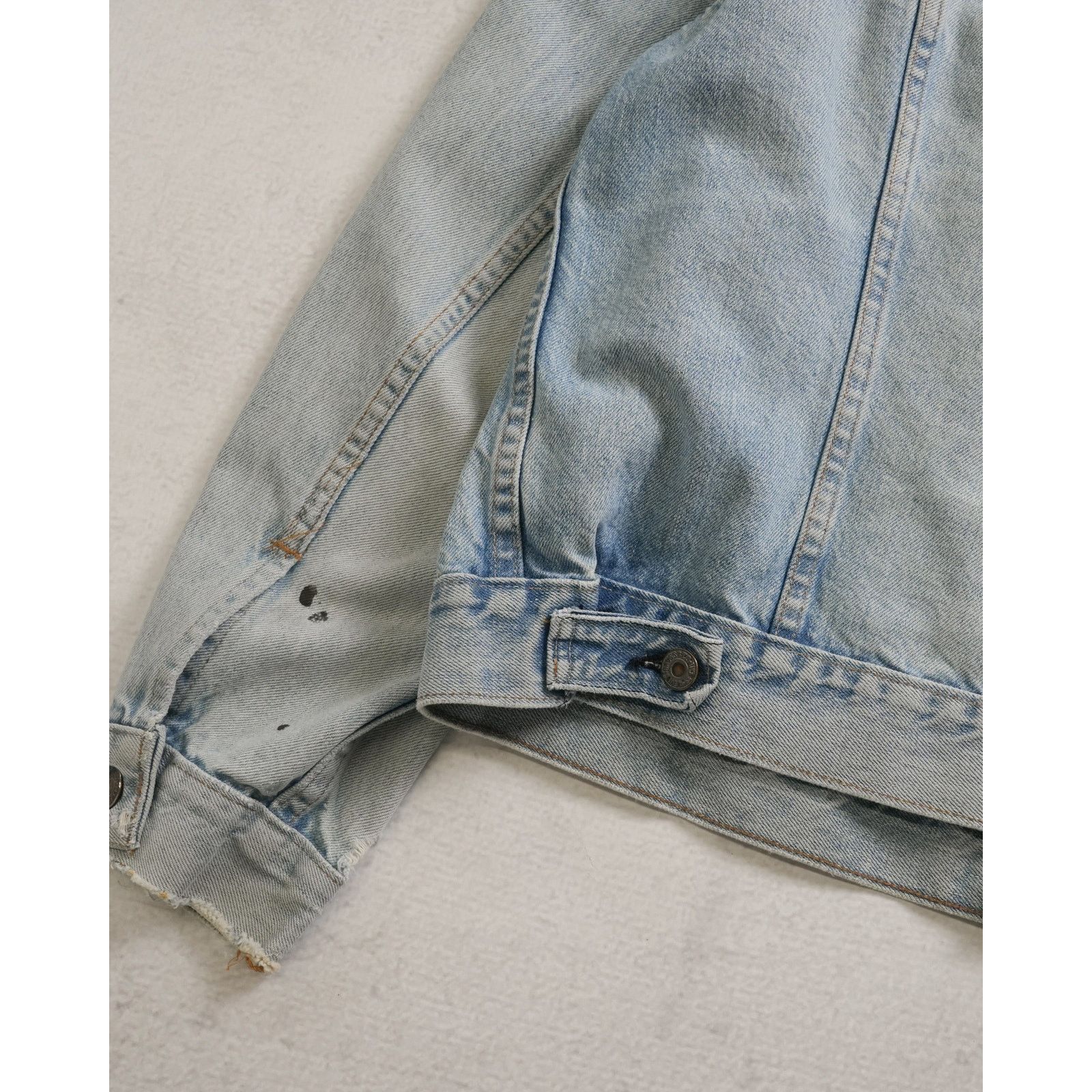 Levi's Vintage 90s Levis Blue Regular Denim Jacket - Men's Small Size US S / EU 44-46 / 1 - 3 Thumbnail